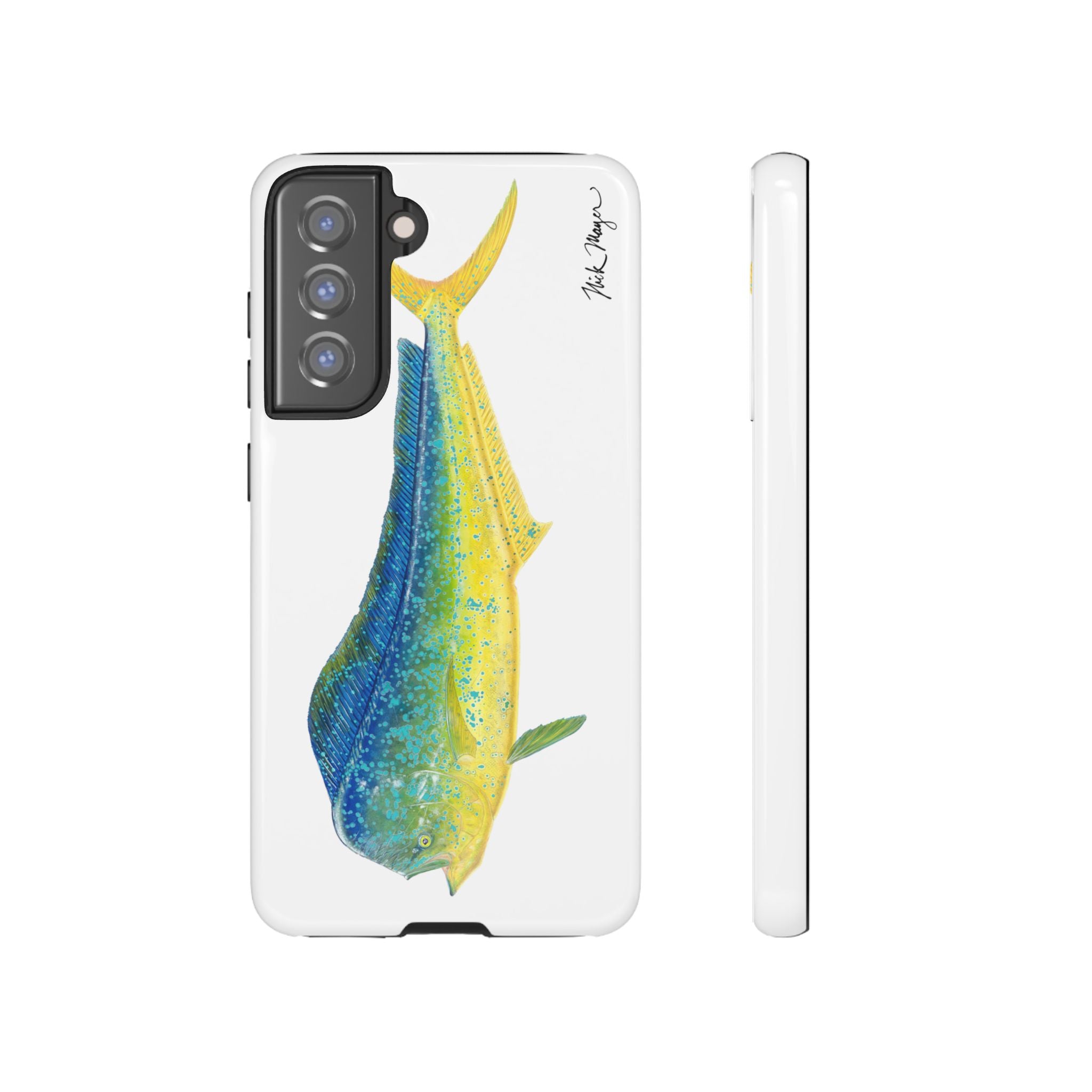 Bull Mahi White Phone Case (Samsung)