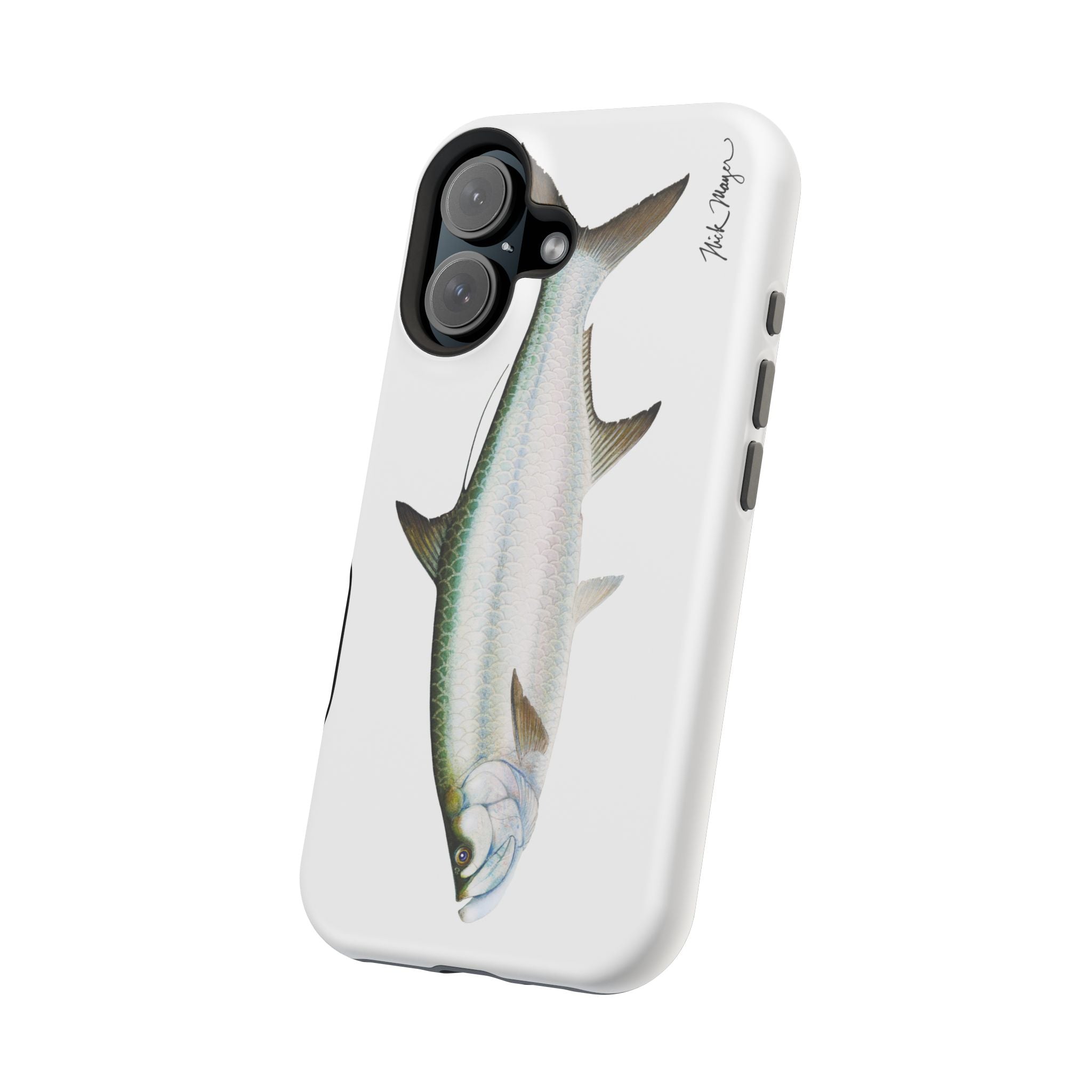 Tarpon MagSafe White iPhone Case