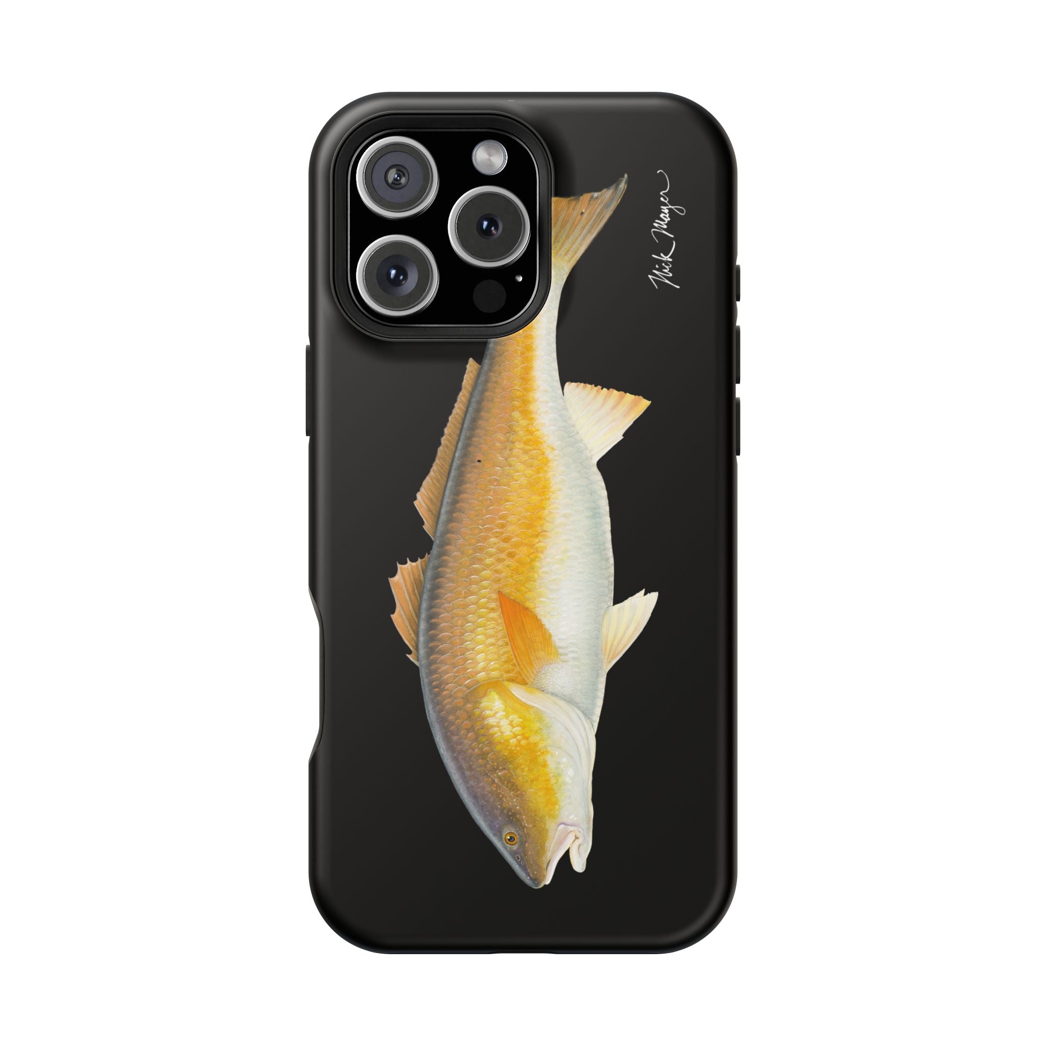 Bull Redfish MagSafe Black iPhone Case