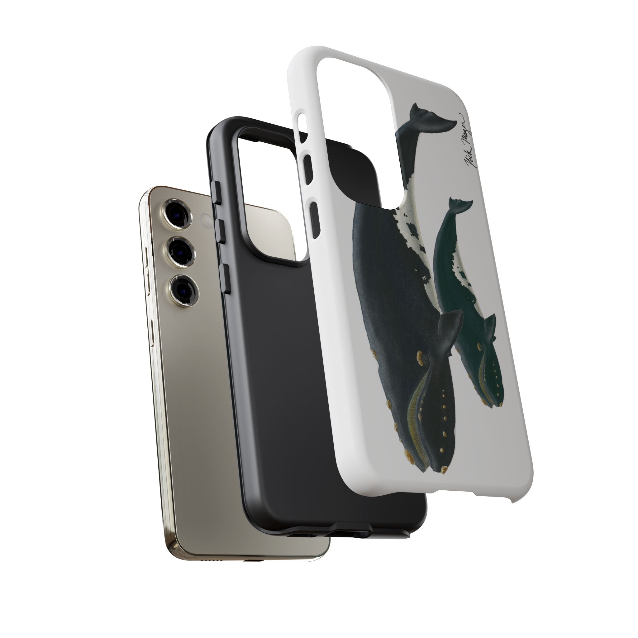 Mother & Calf Right Whale Phone Case (Samsung)