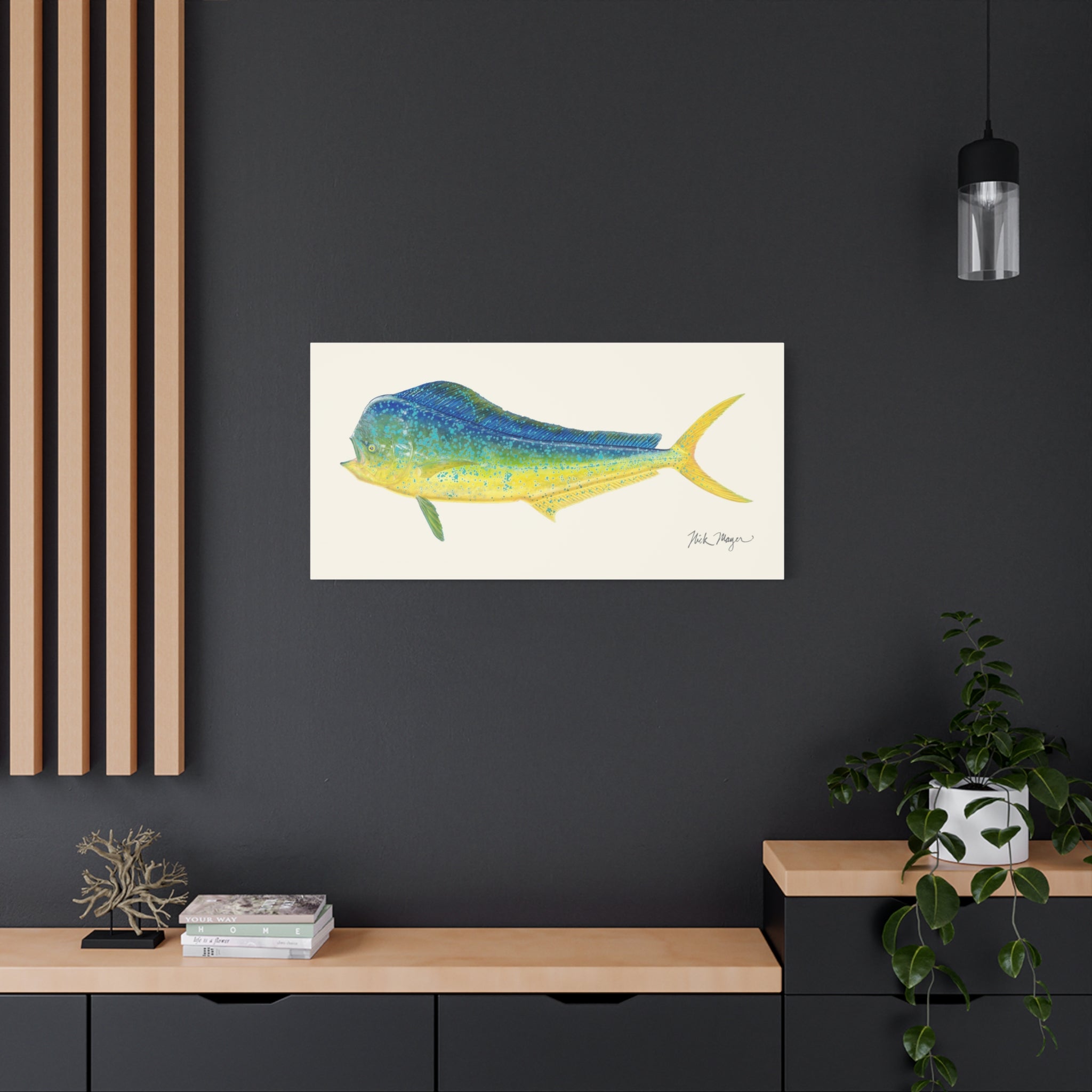 Bull Mahi Mahi/ Dorado Canvas Print