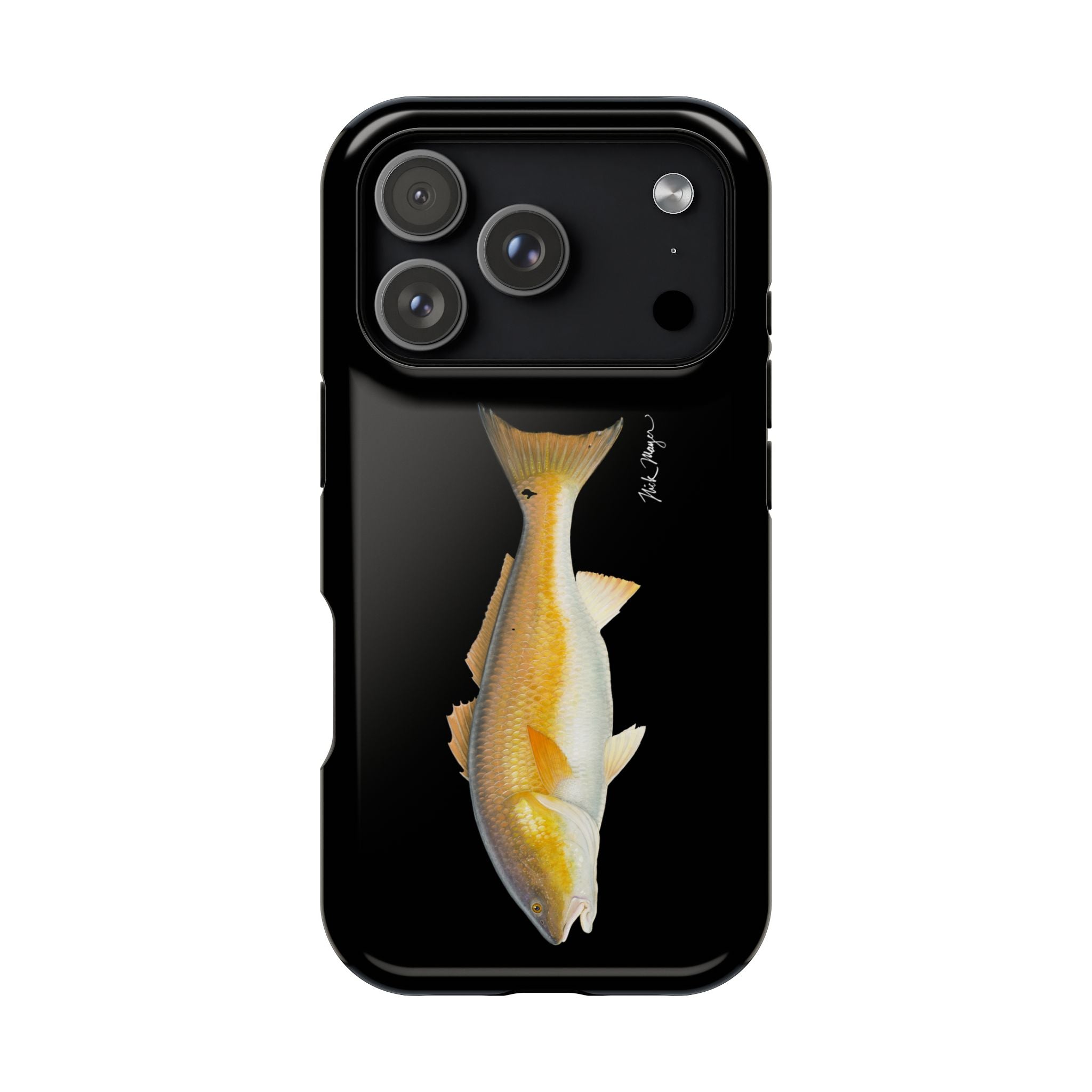 Bull Redfish MagSafe Black iPhone Case