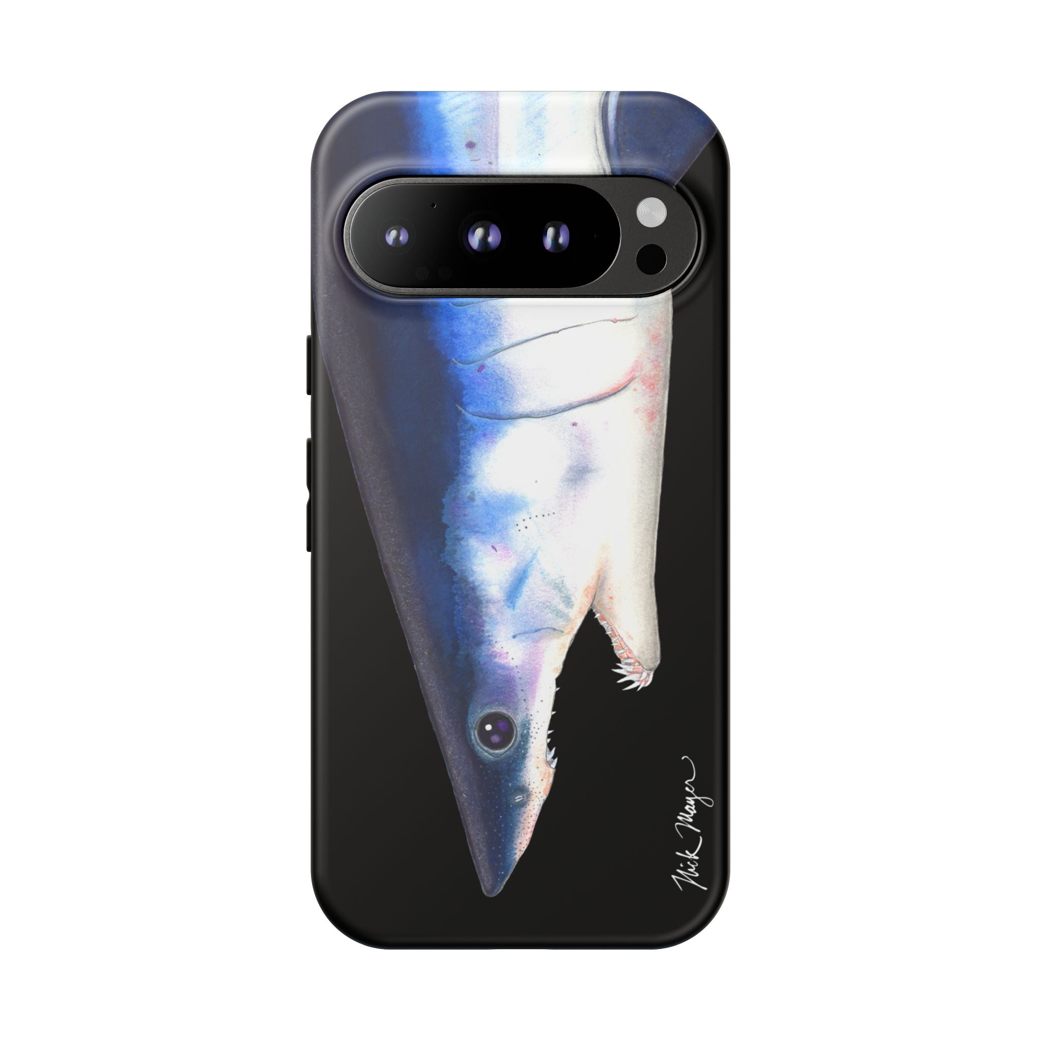 Mako Shark Face Black Phone Case (Samsung) Printify