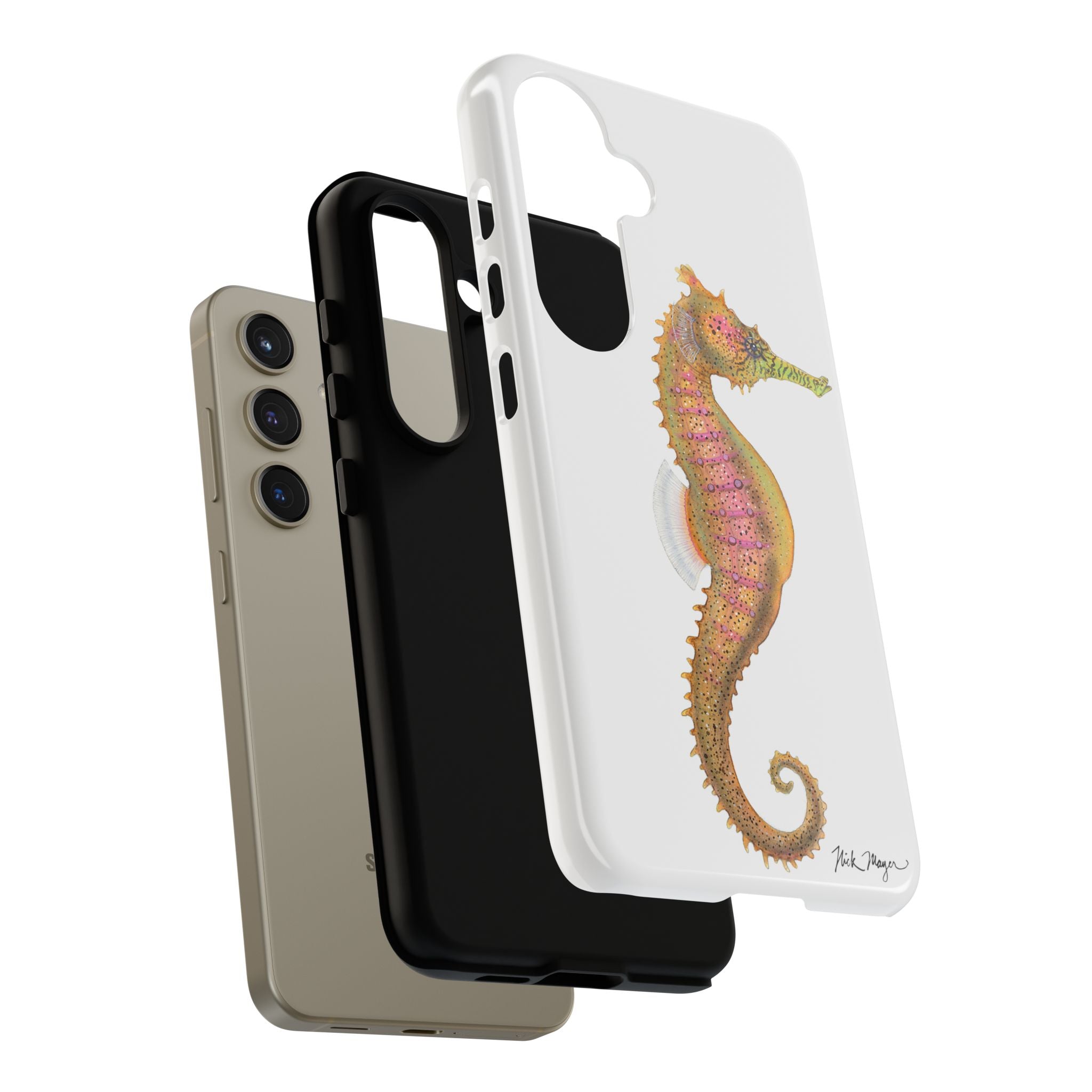 Pink Seahorse Phone Case (Samsung)