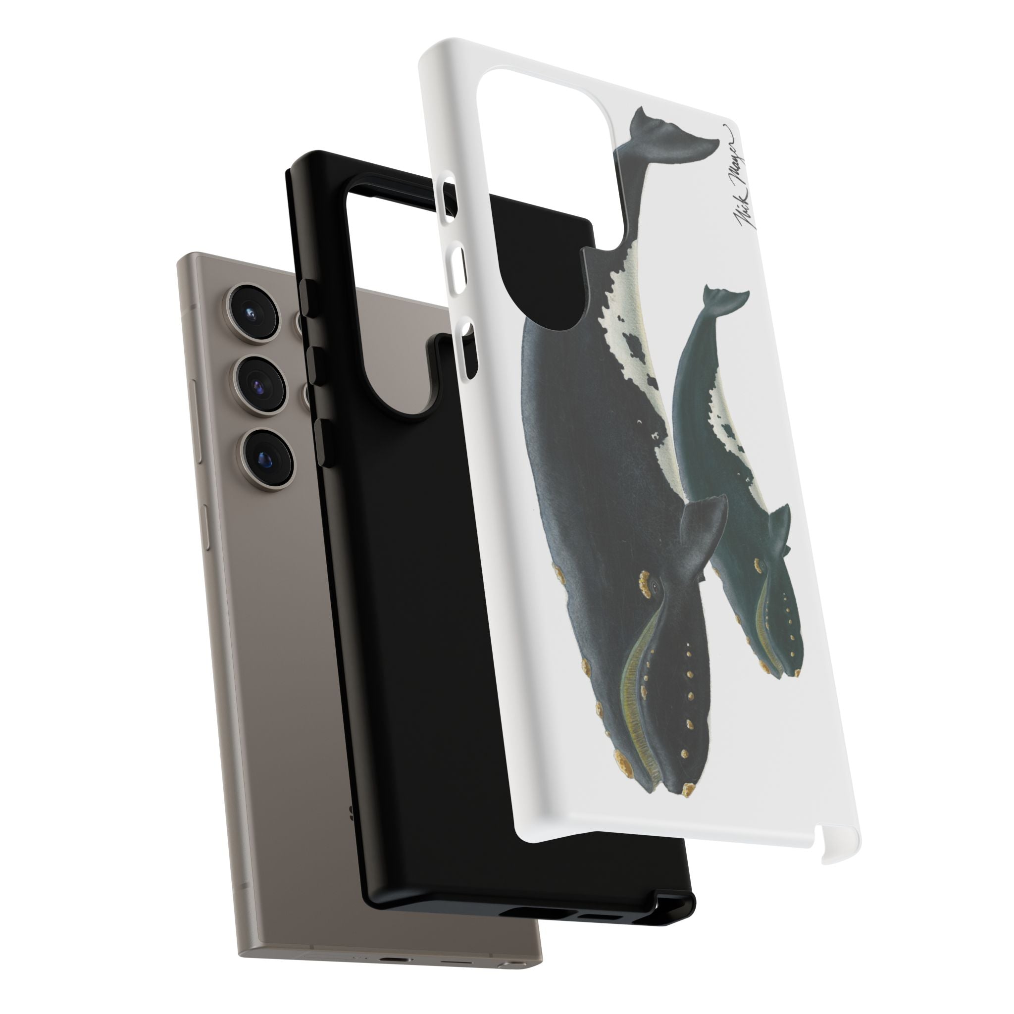 Mother & Calf Right Whale Phone Case (Samsung)