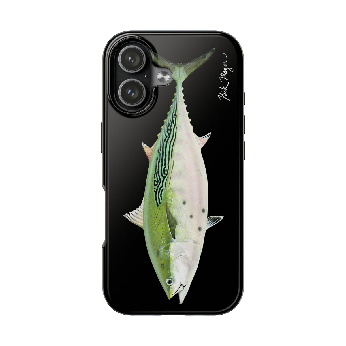 Albie Black Phone Case (iPhone) Printify