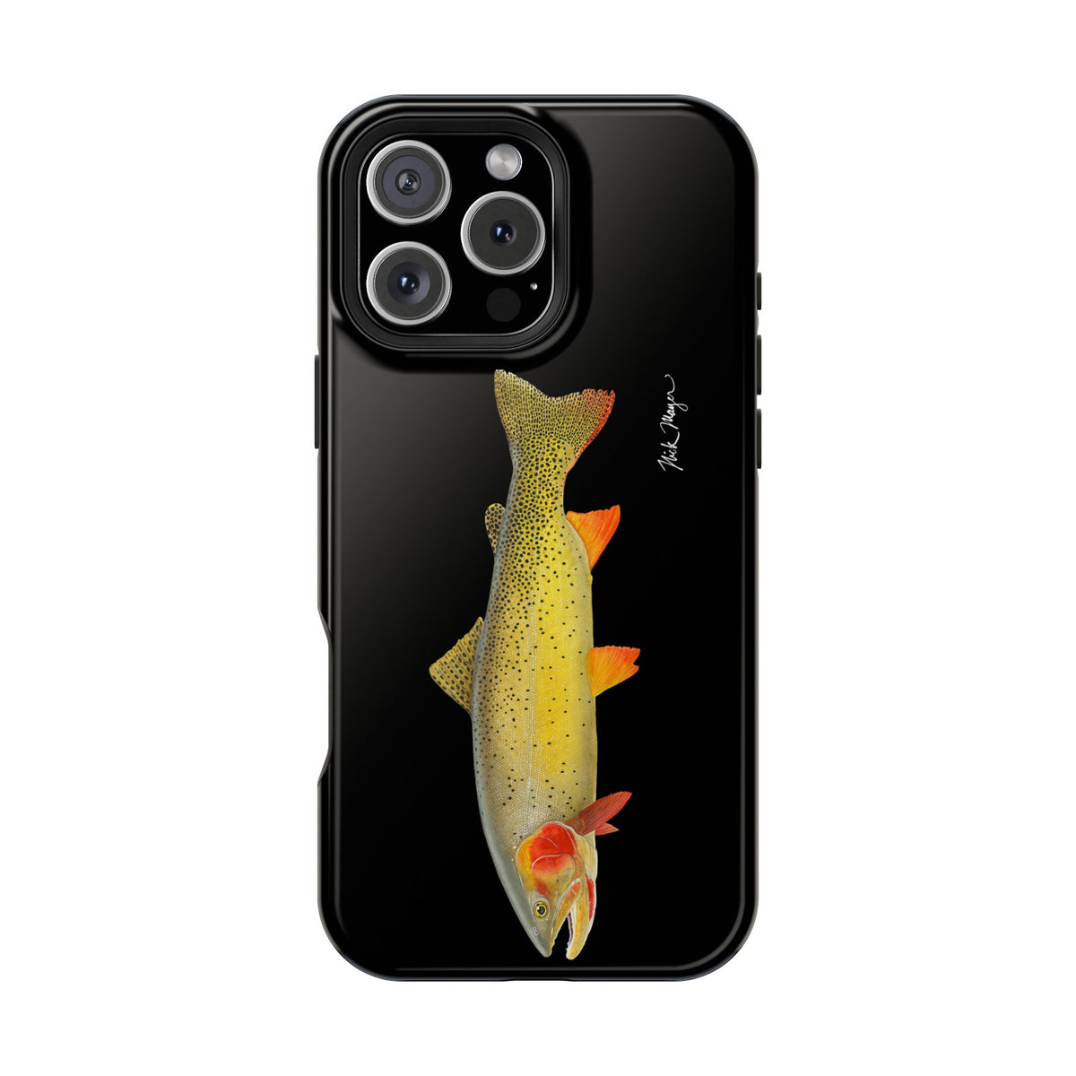 Cutthroat Trout 1 Black MagSafe iPhone Case Printify