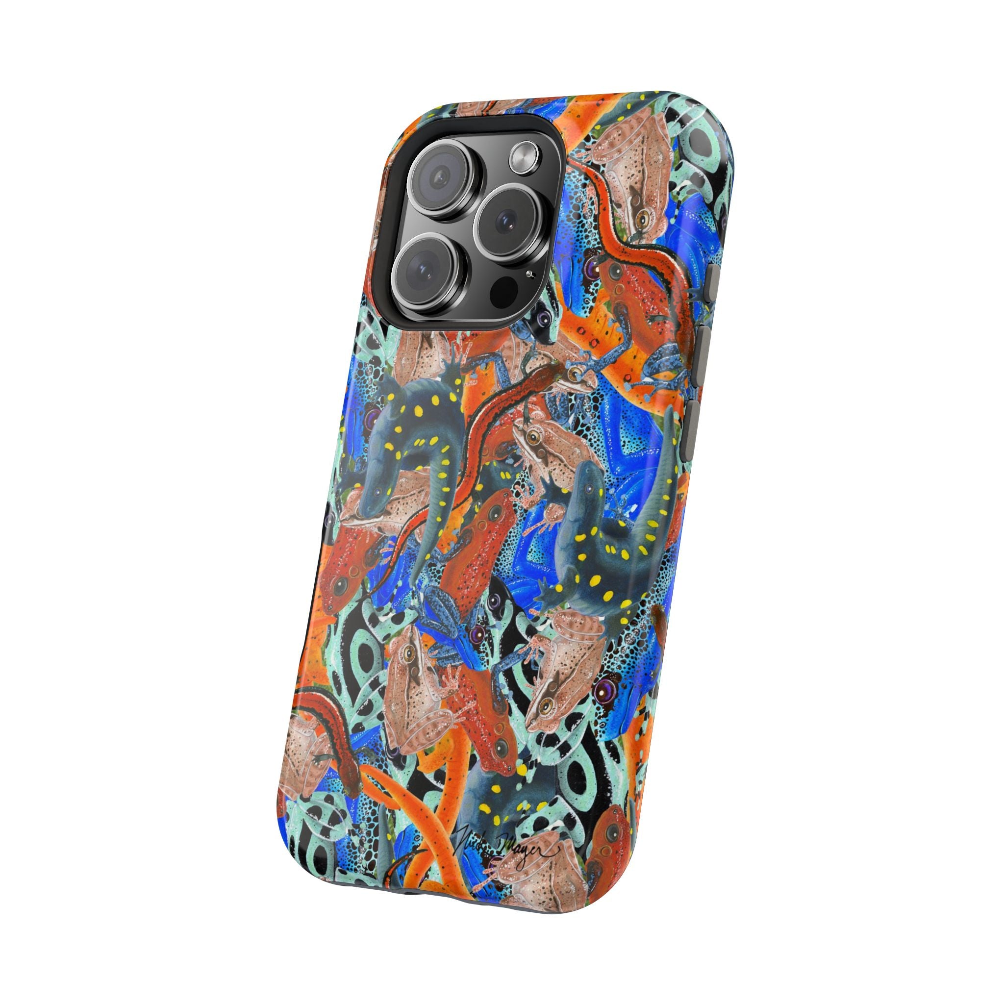 Frogs and Salamanders MagSafe iPhone Case