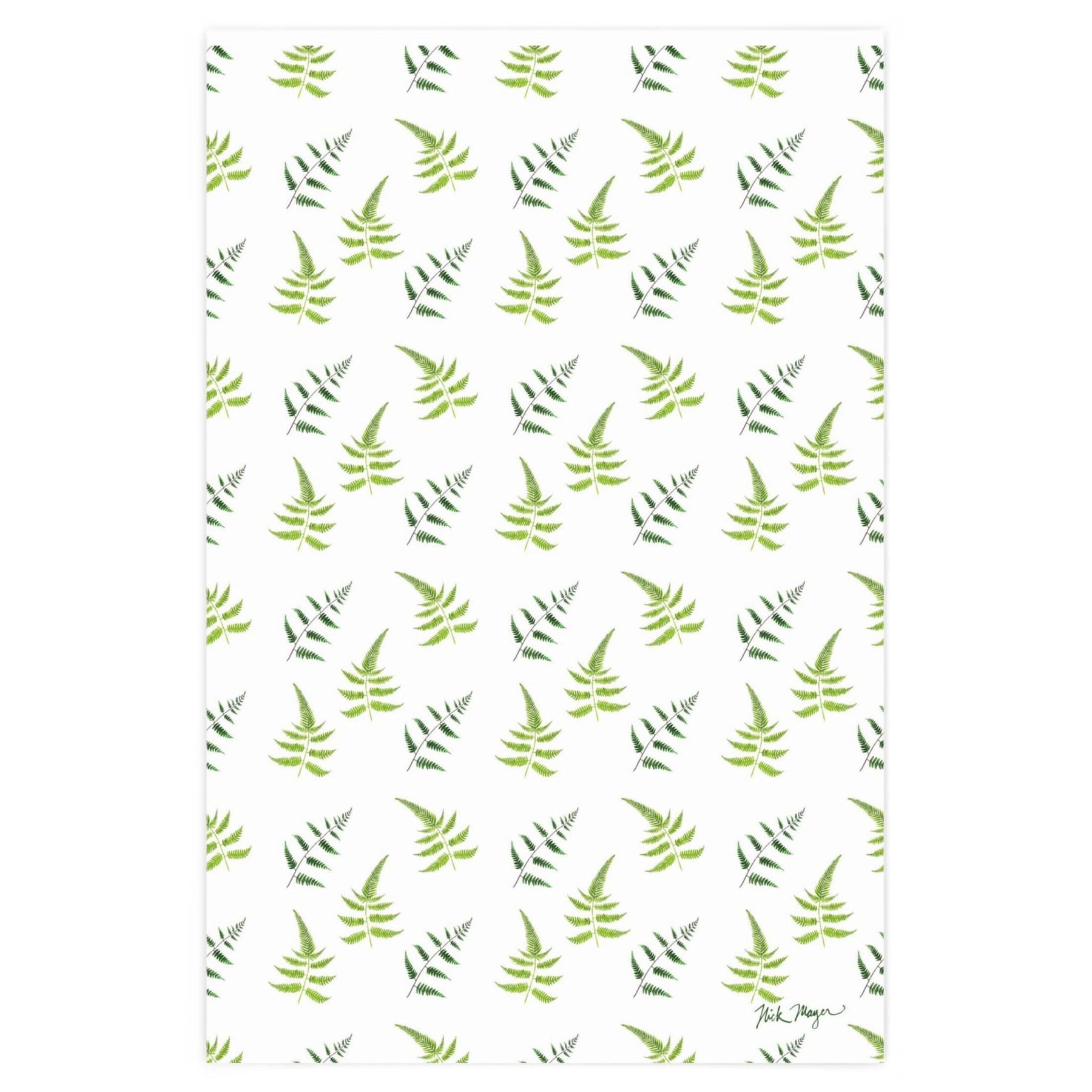 White Ferns Gift Wrapping Paper