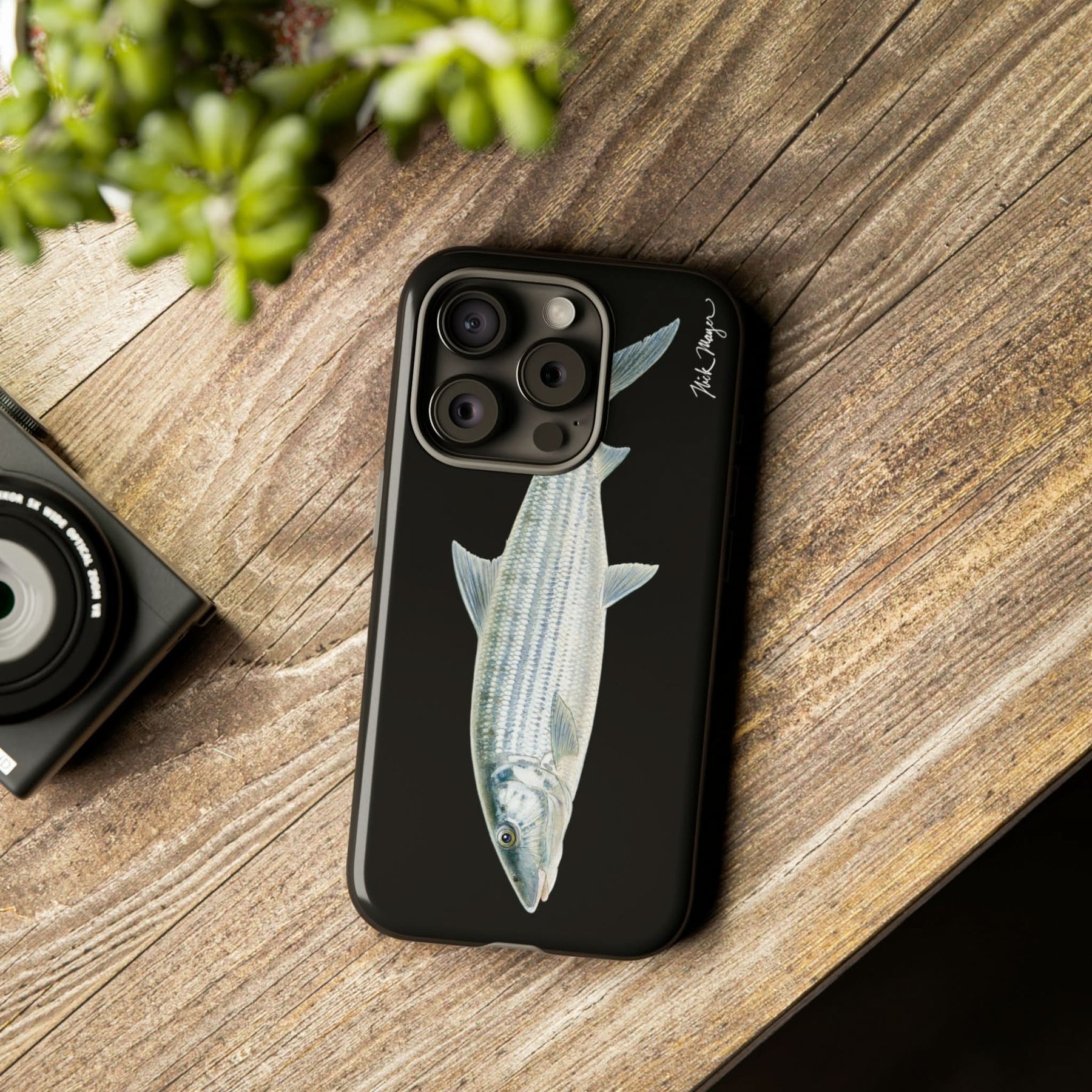 Bonefish Black iPhone 15 Case