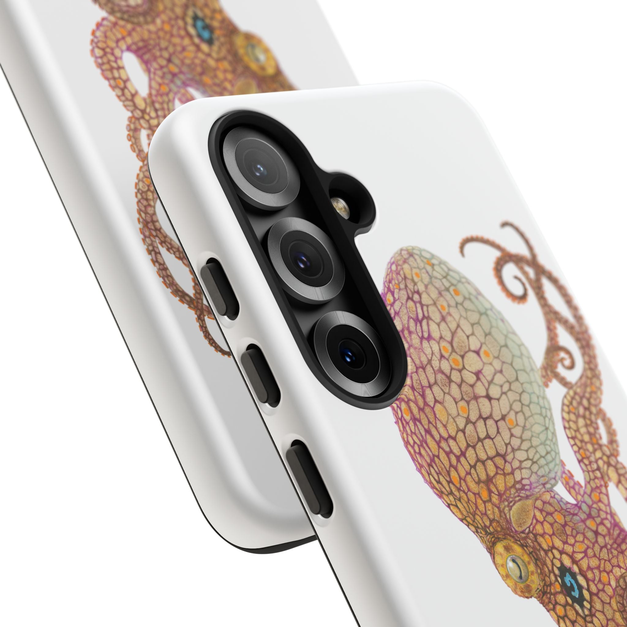 Two Spot Octopus White Phone Case (Samsung)