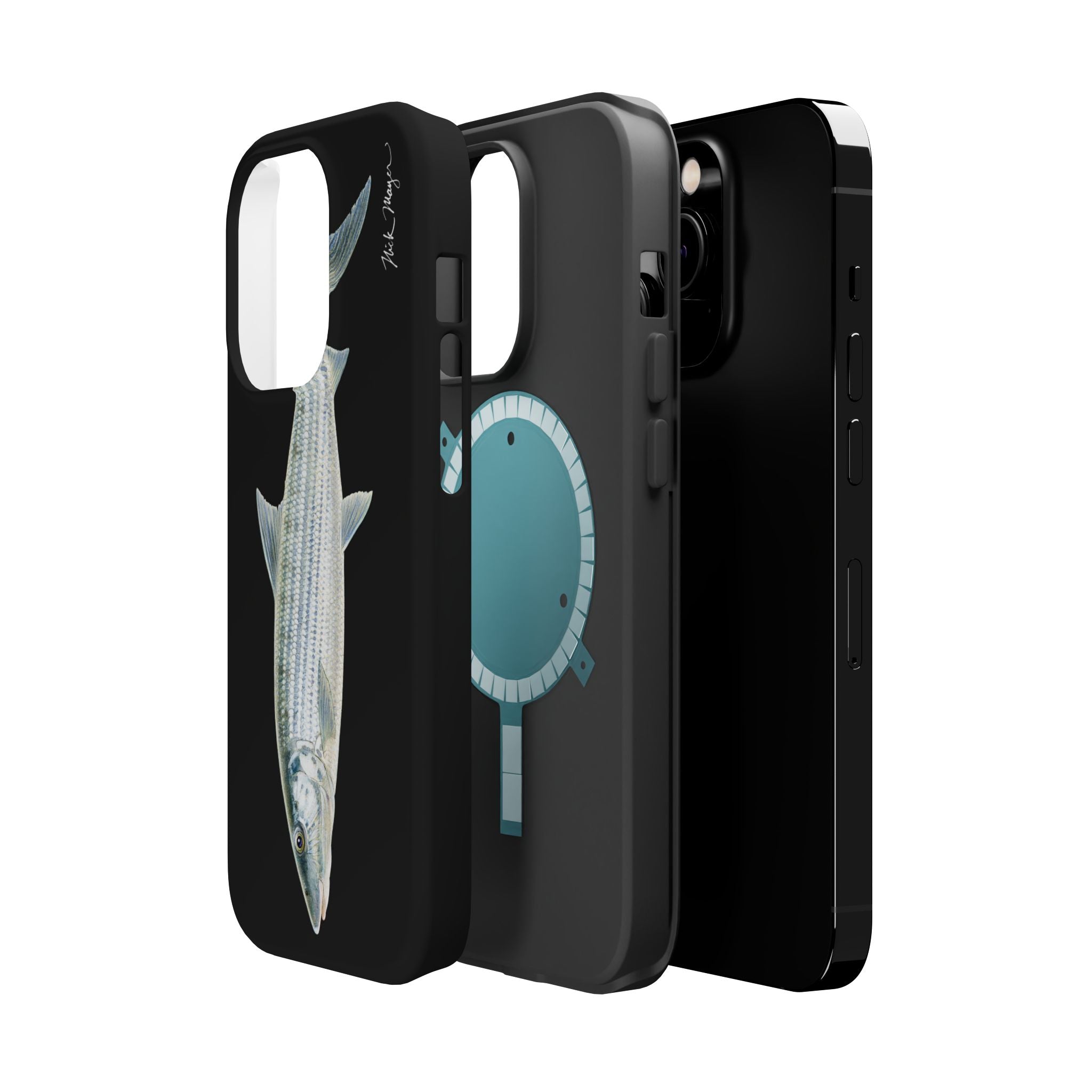 Bonefish MagSafe Black iPhone Case
