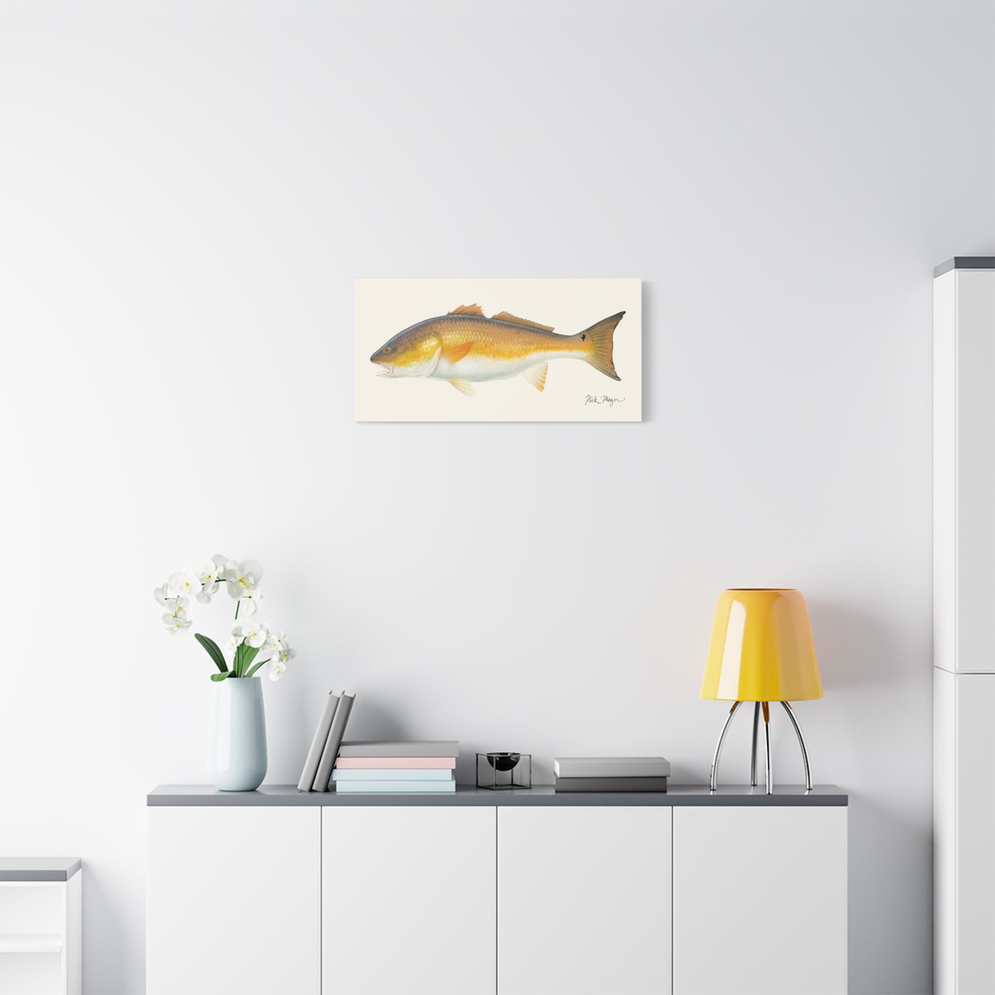 Bull Redfish Canvas Print Printify
