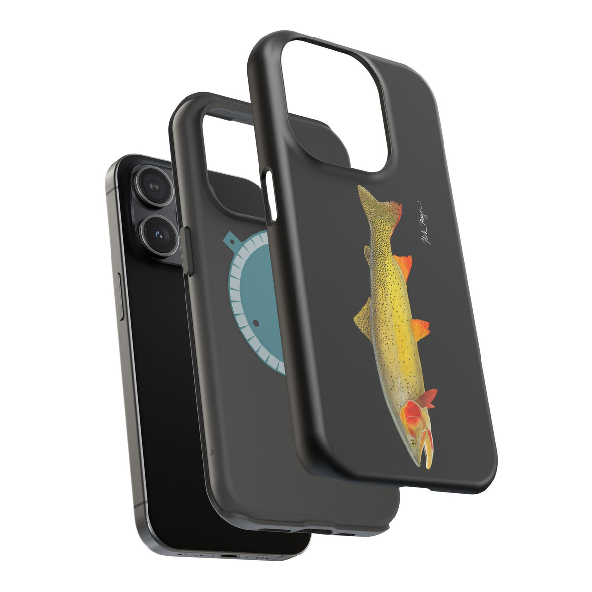 Cutthroat Trout 1 Black MagSafe iPhone Case Printify