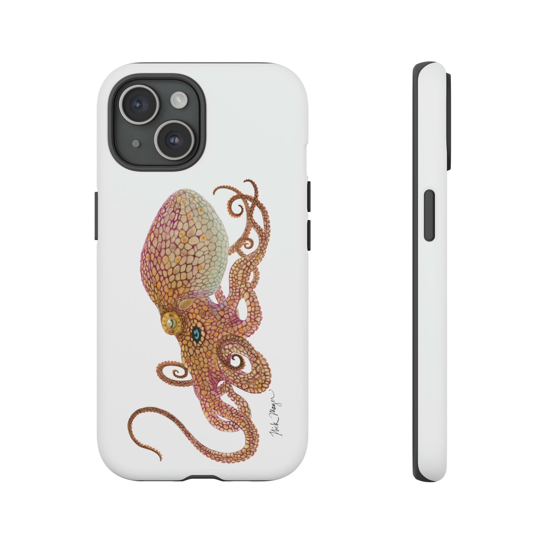 Two Spot Octopus iPhone 15 Case