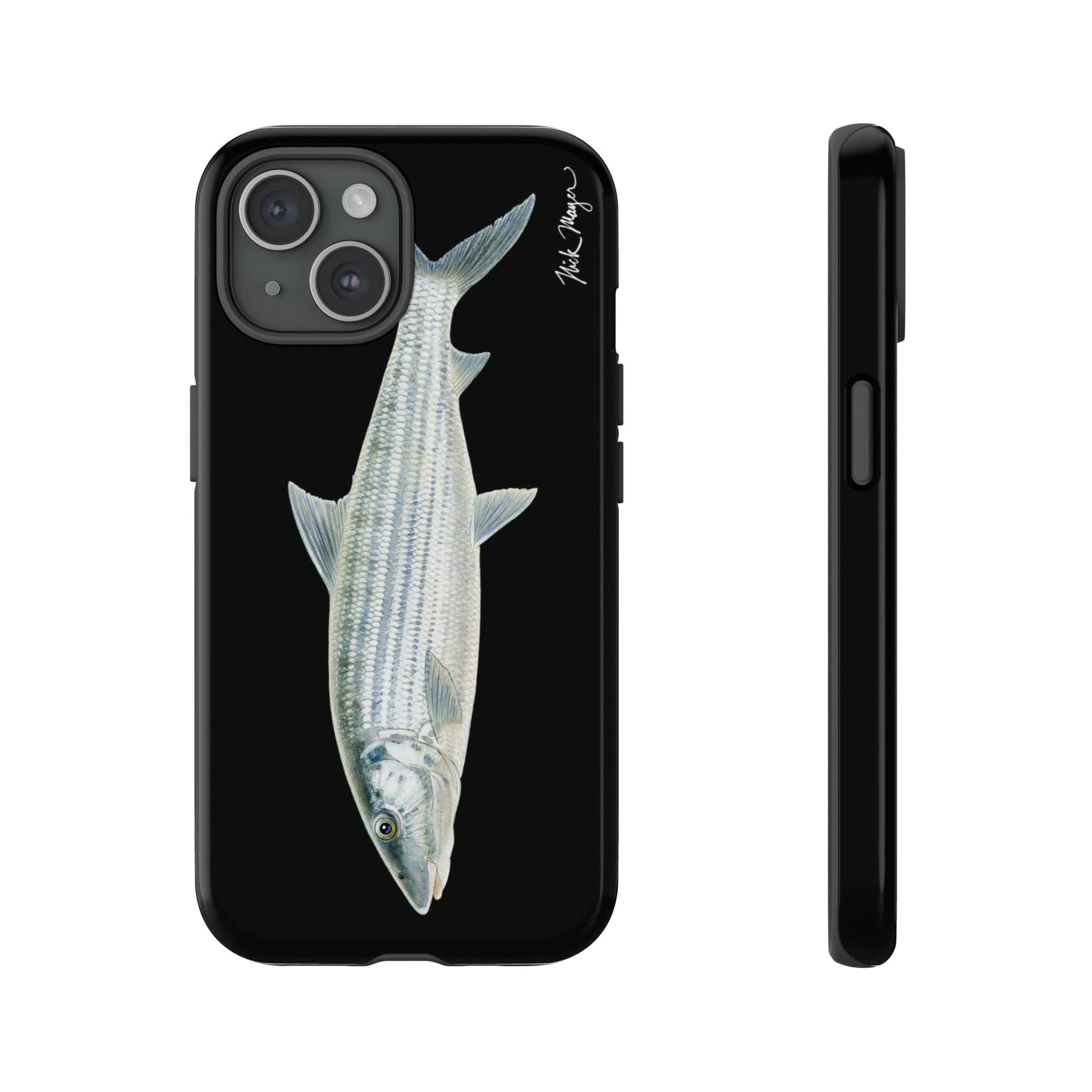 Bonefish Black iPhone 15 Case