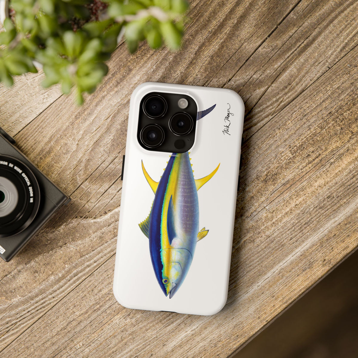 Yellowfin Tuna White Phone Case (iPhone) Printify