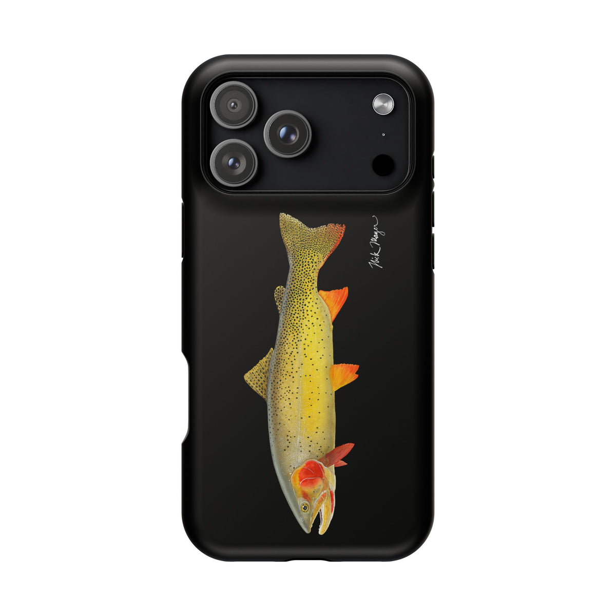 Cutthroat Trout 1 Black MagSafe iPhone Case Printify