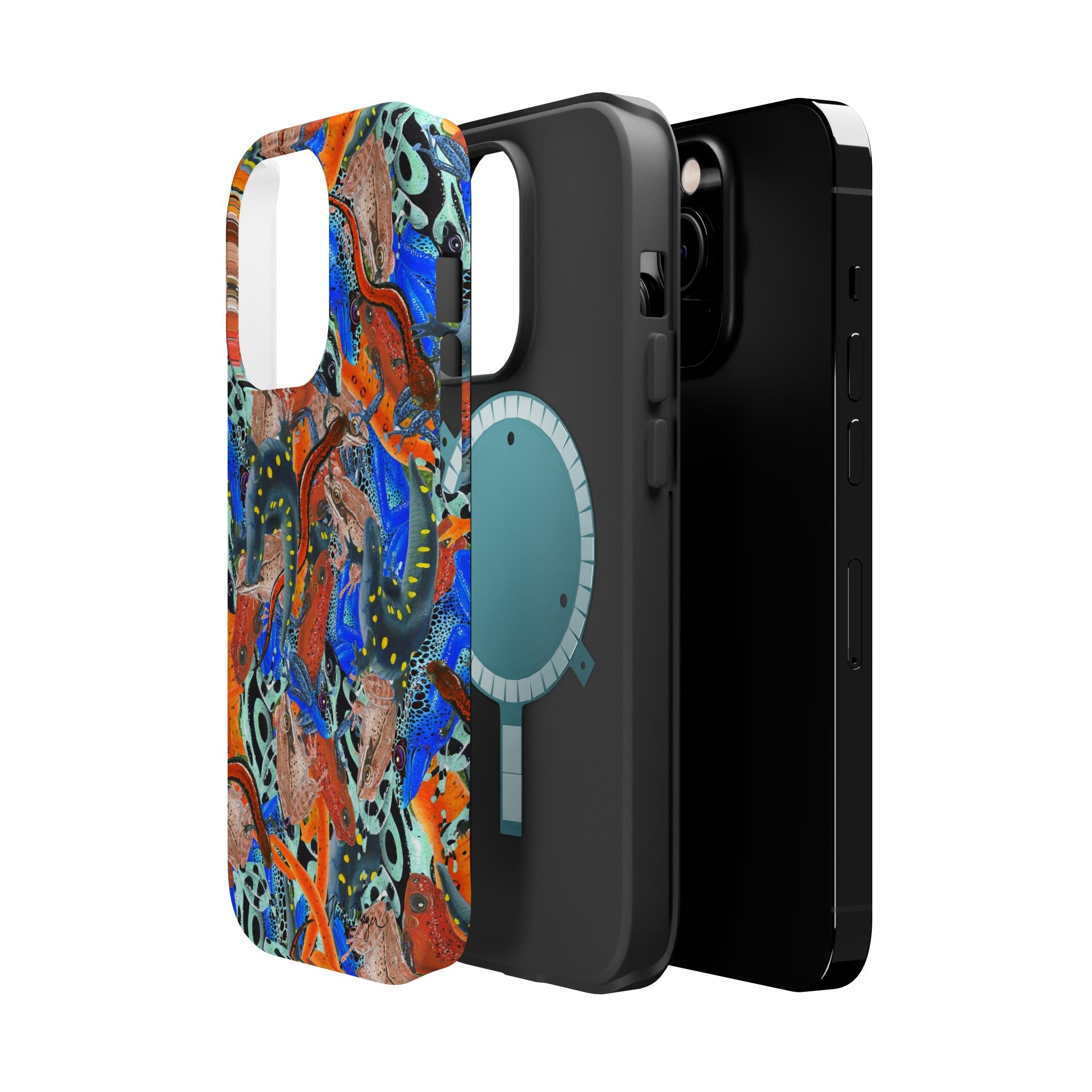 NEW Frogs and Salamanders MagSafe iPhone Case