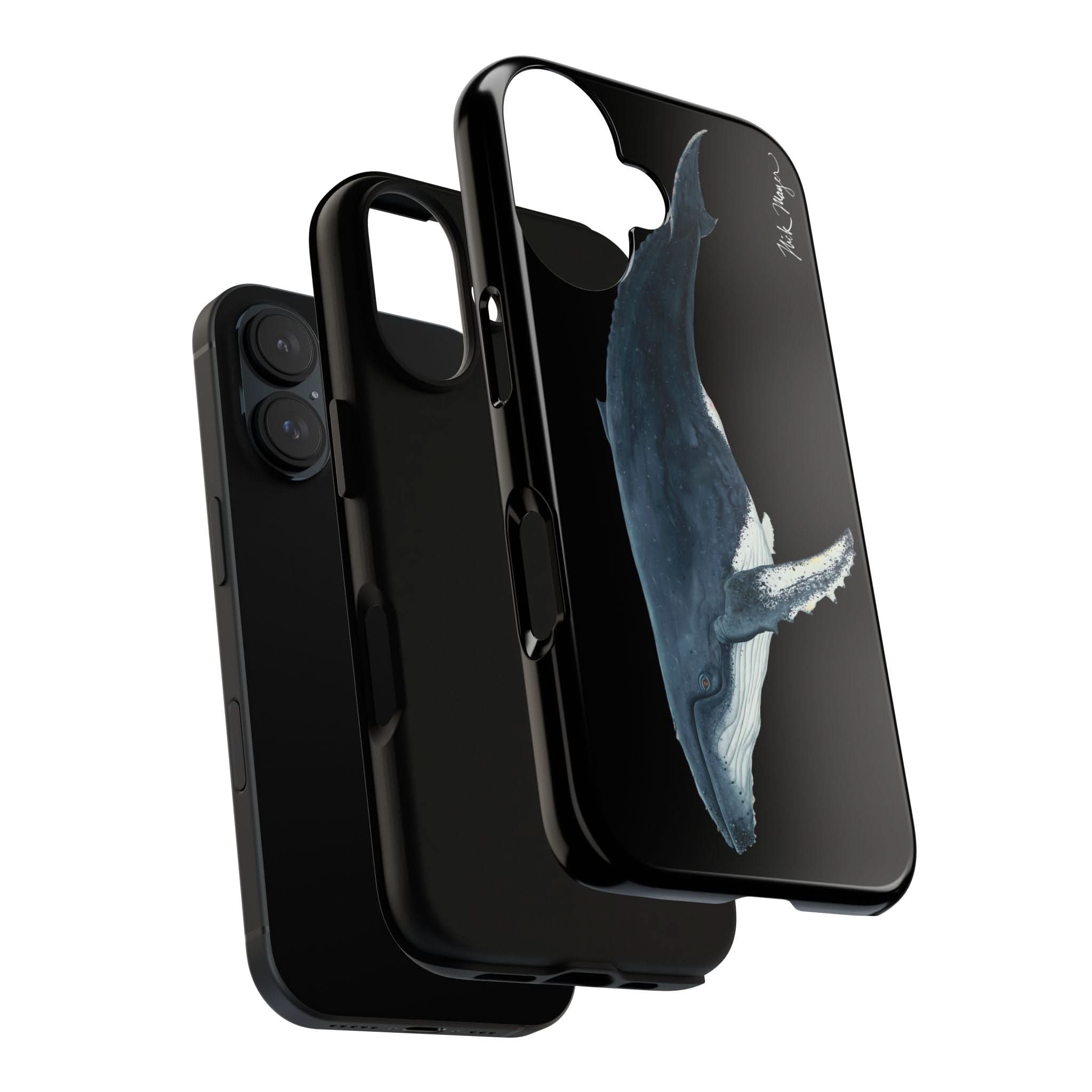 Humpback Black Phone Case (iPhone 16 & Samsung)