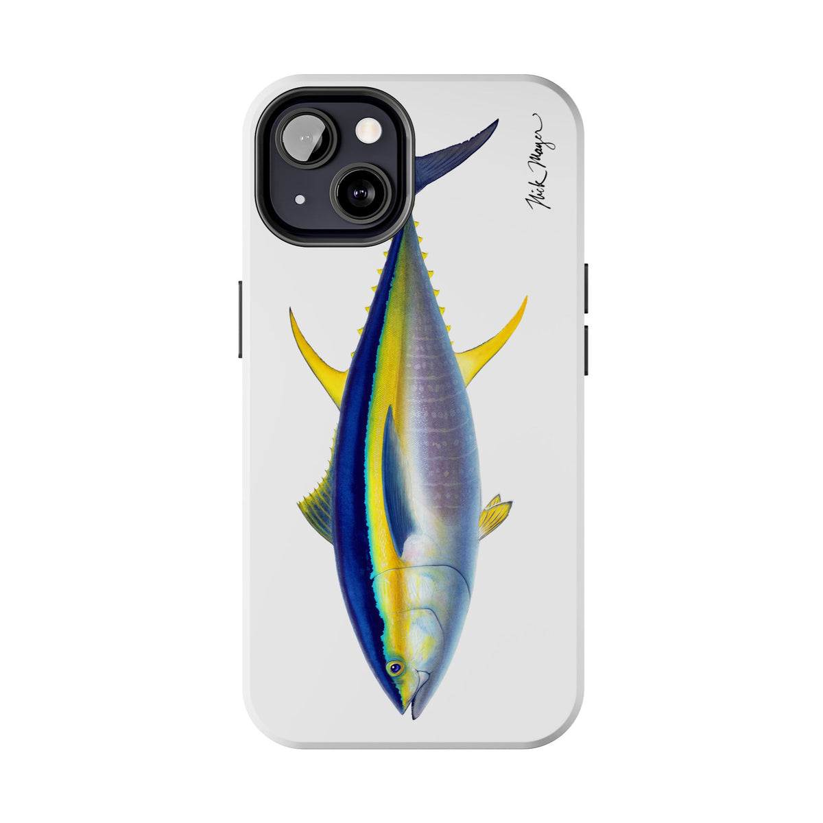 Yellowfin Tuna White Phone Case (iPhone) Printify