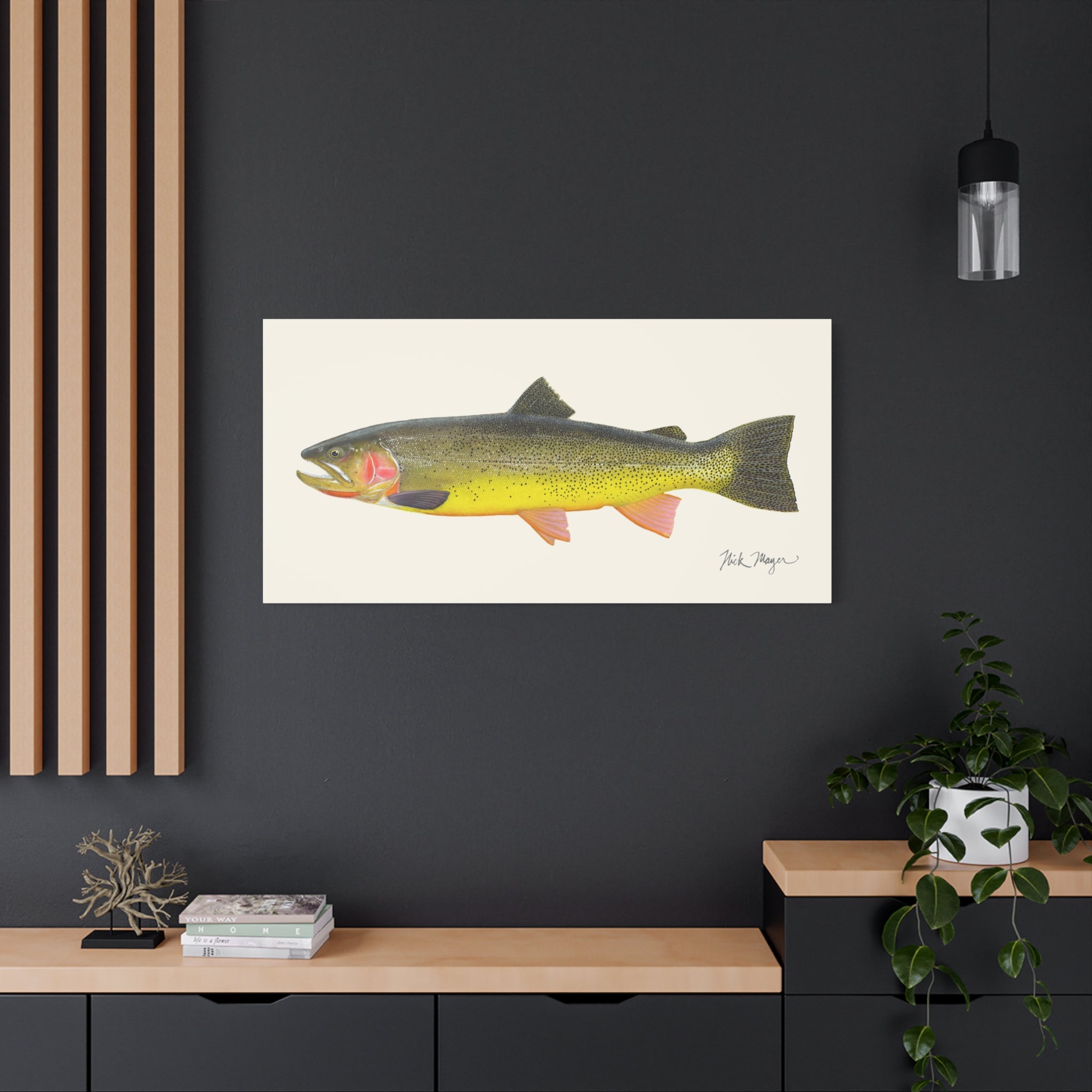 Cutthroat Trout III Canvas Print Printify