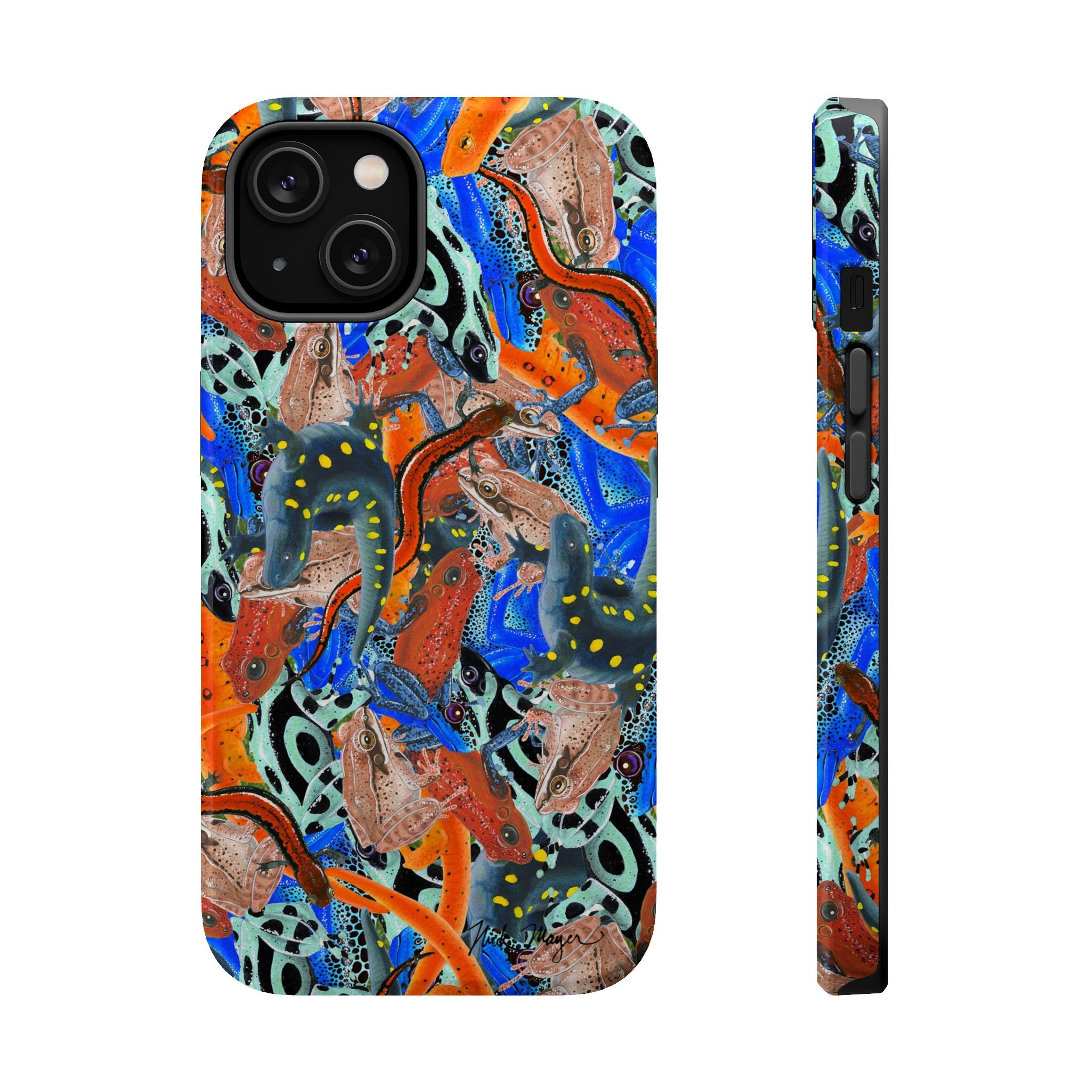 Frogs and Salamanders MagSafe iPhone Case