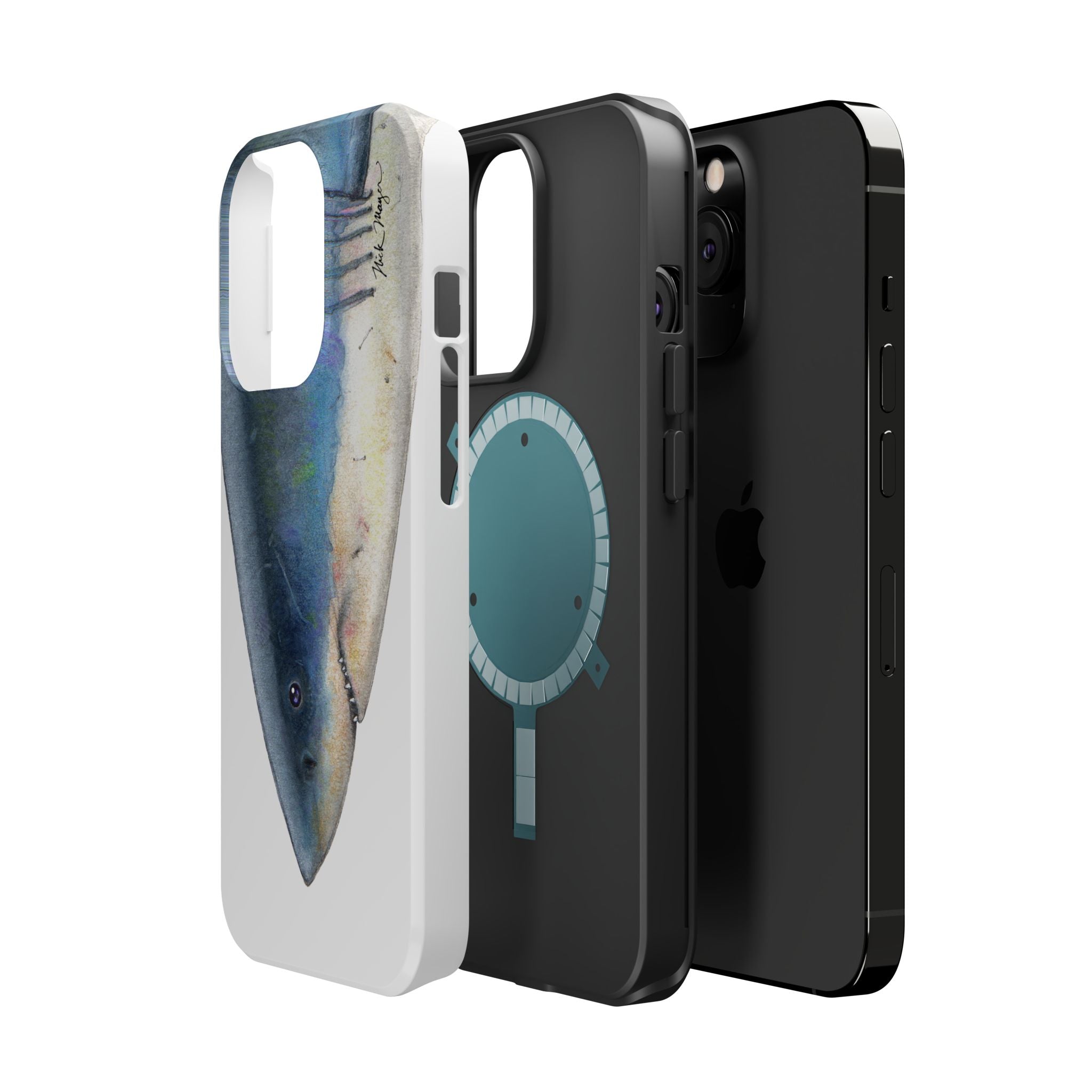 Great White Shark Face MagSafe iPhone Case