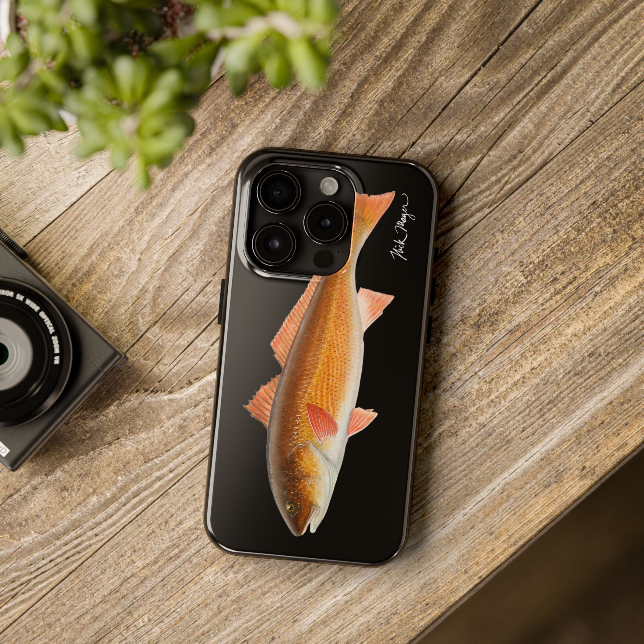 Redfish Black Phone Case (iPhone)