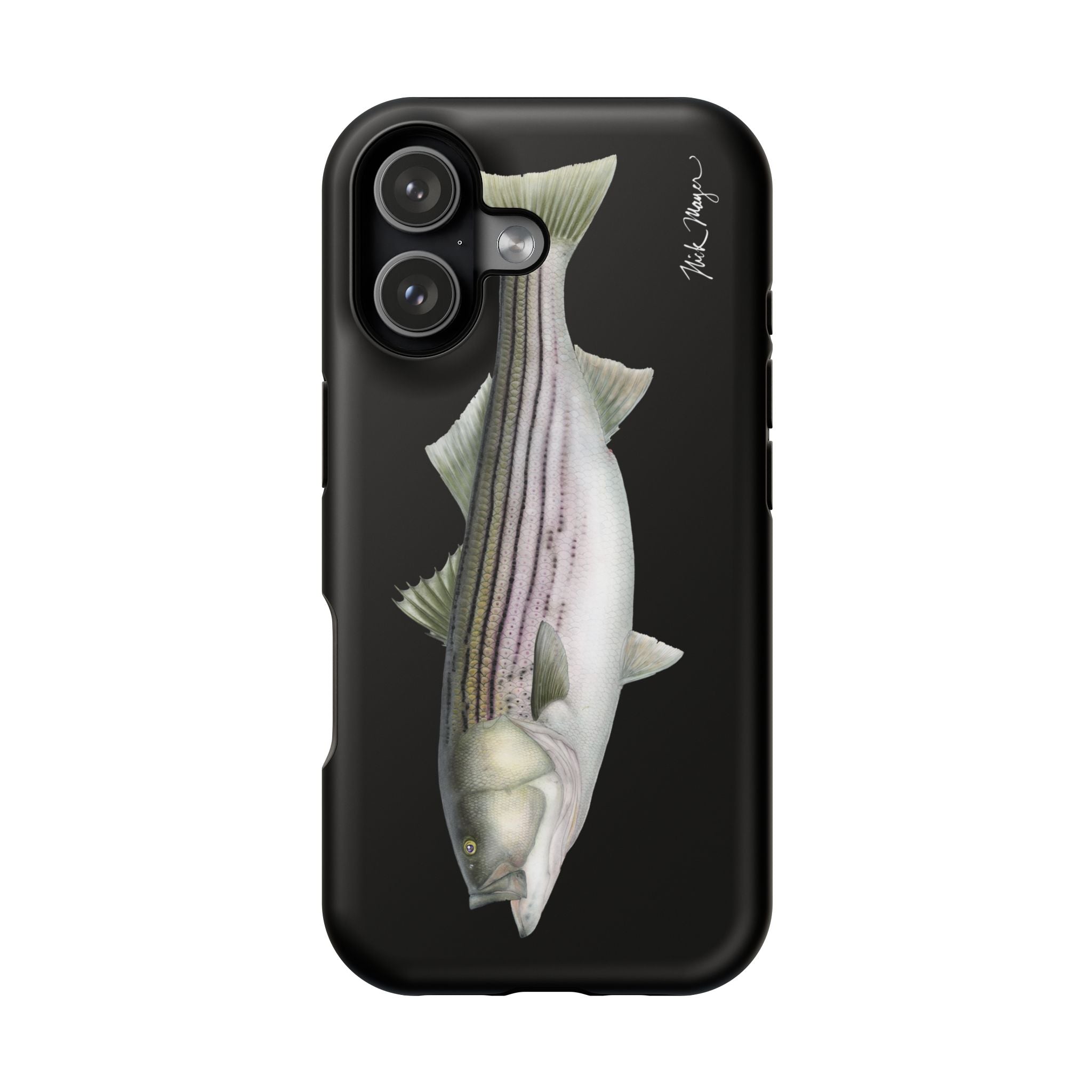 30 lb Striper MagSafe Black iPhone Case