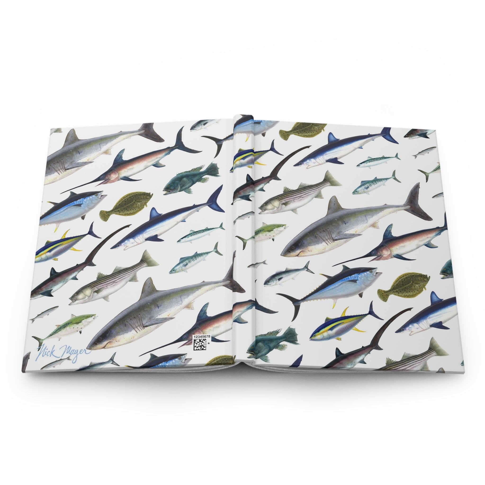 Atlantic Fish Hardcover Journal/ Notebook