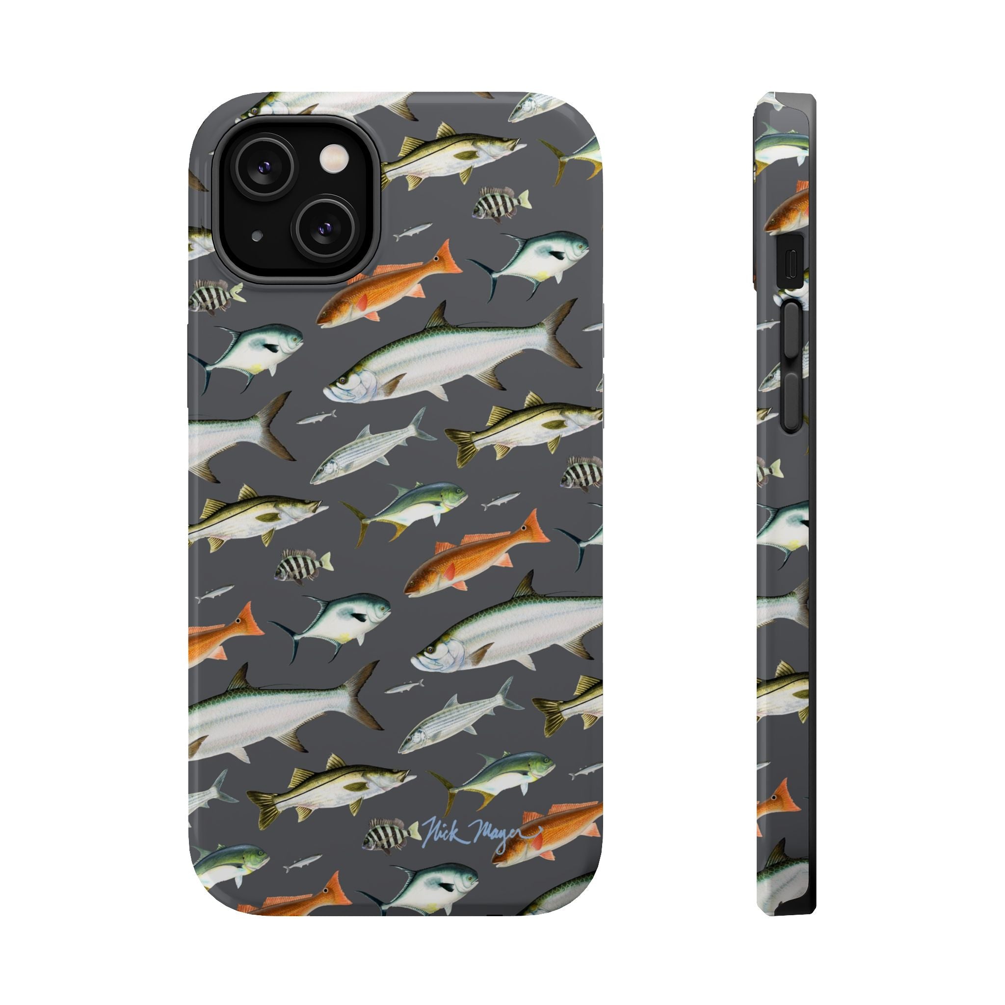 NEW Southern Fish Grey MagSafe iPhone Case