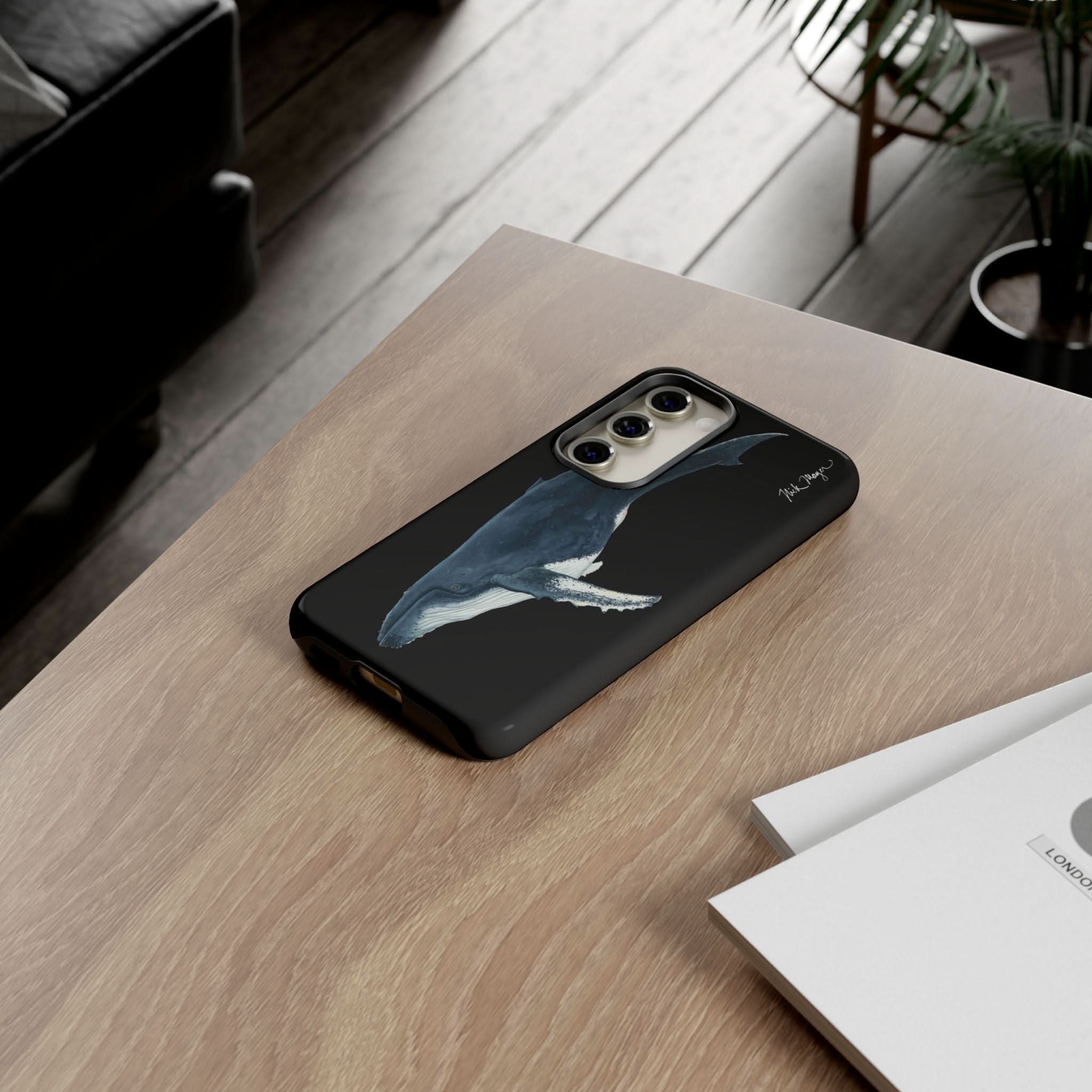 Humpback Black Phone Case (iPhone 16 & Samsung)