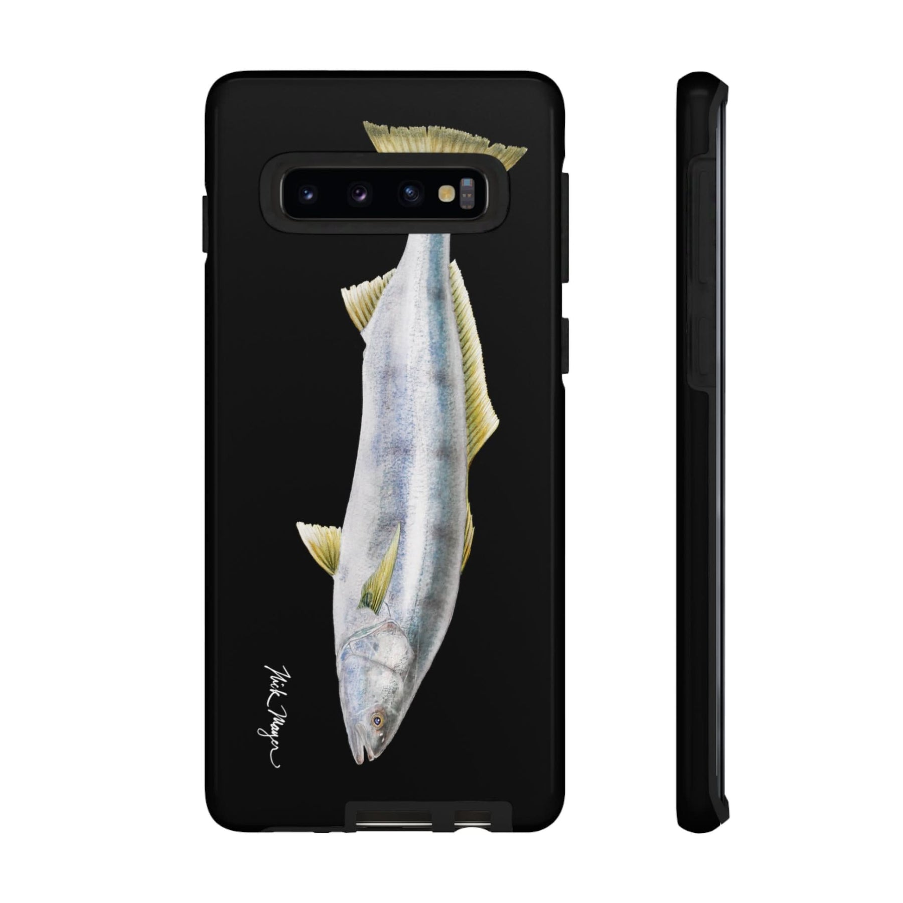 White Sea Bass Phone Case (Samsung) - black