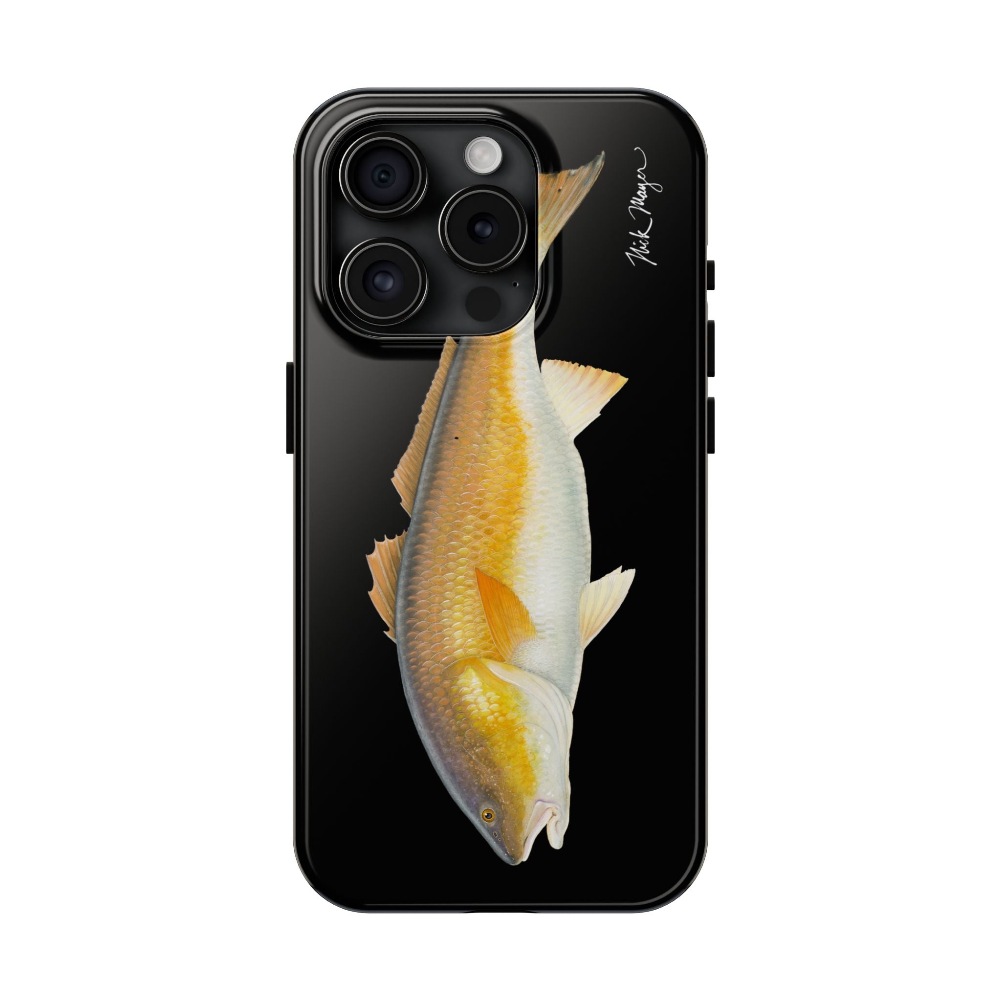 Bull Redfish Black Phone Case (iPhone)