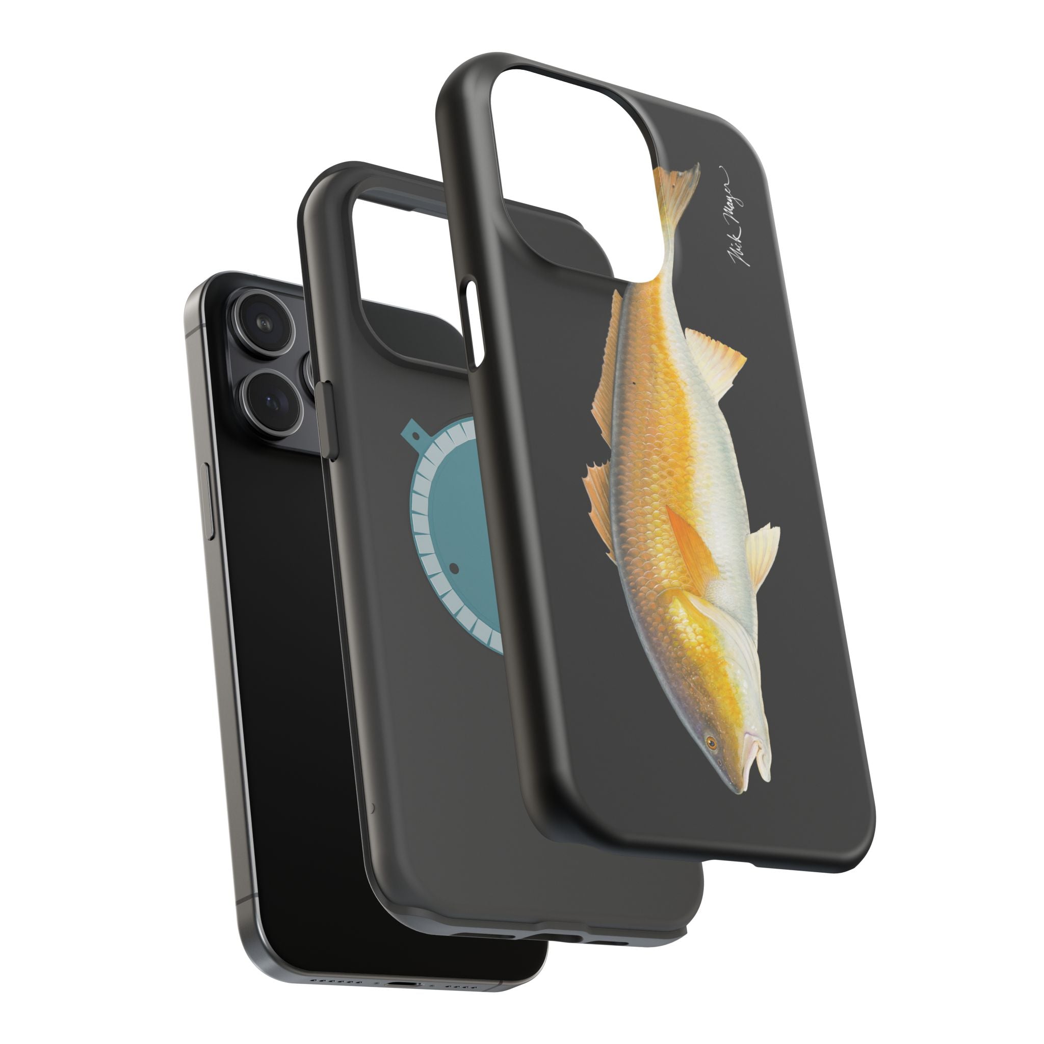 Bull Redfish MagSafe Black iPhone Case