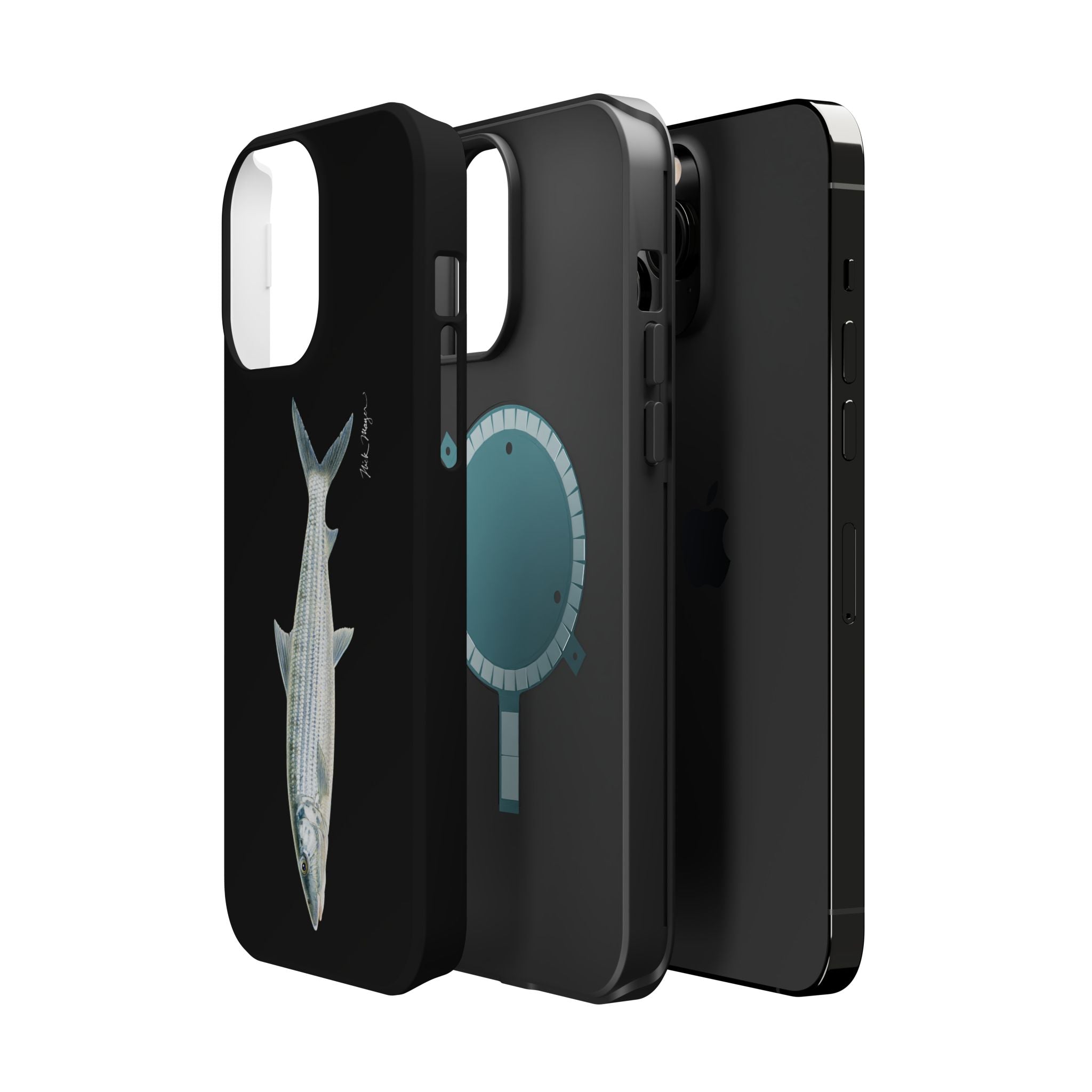 Bonefish MagSafe Black iPhone Case
