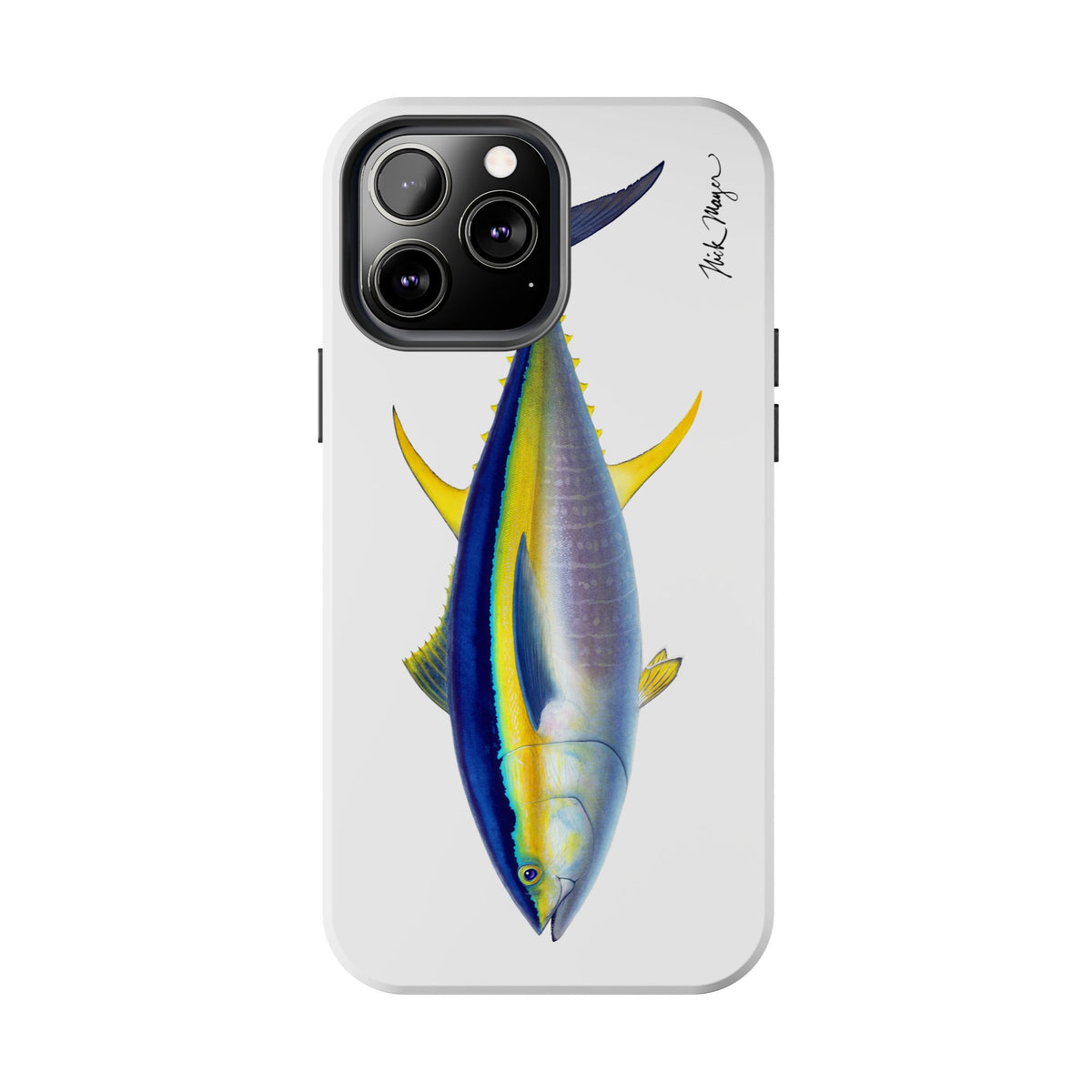 Yellowfin Tuna White Phone Case (iPhone) Printify