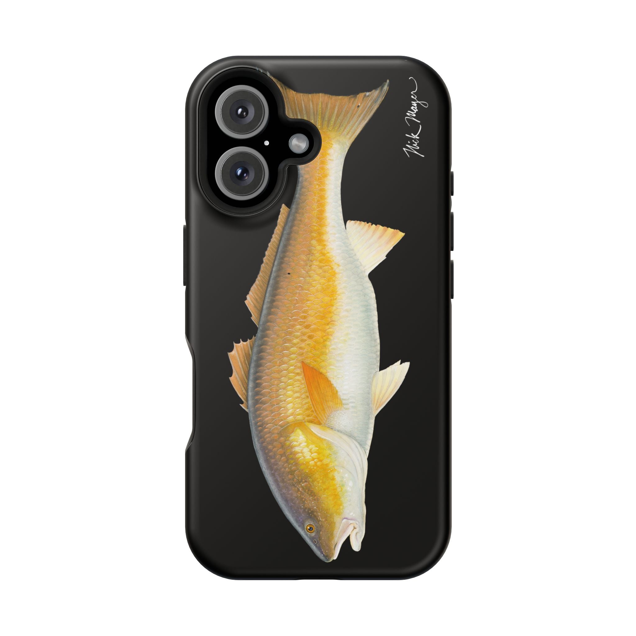 Bull Redfish MagSafe Black iPhone Case