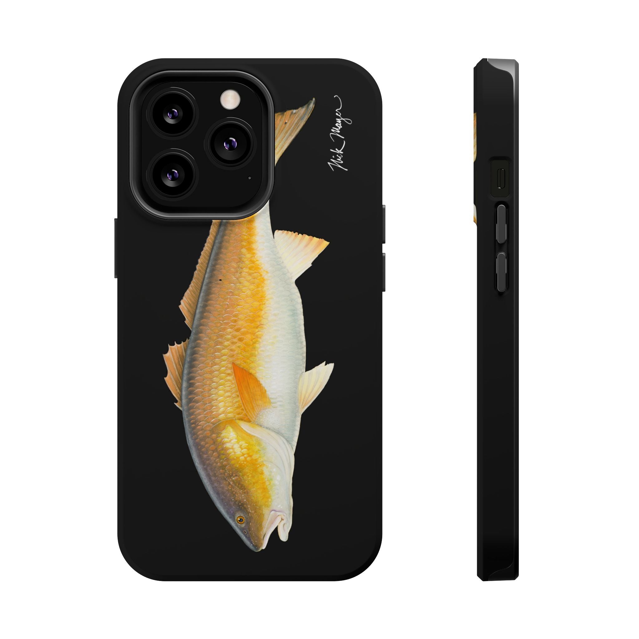 Bull Redfish MagSafe Black iPhone Case