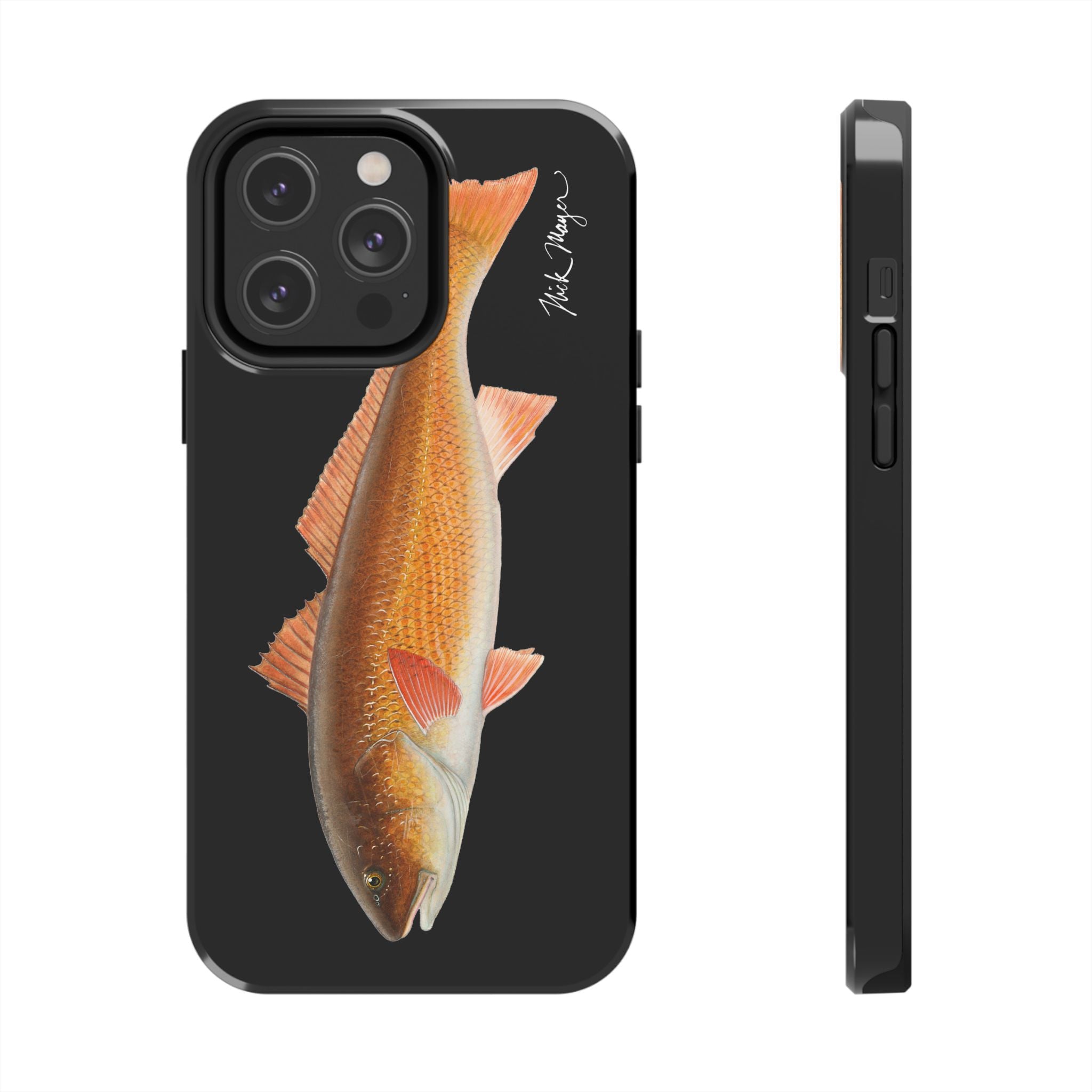 Redfish Black Phone Case (iPhone)
