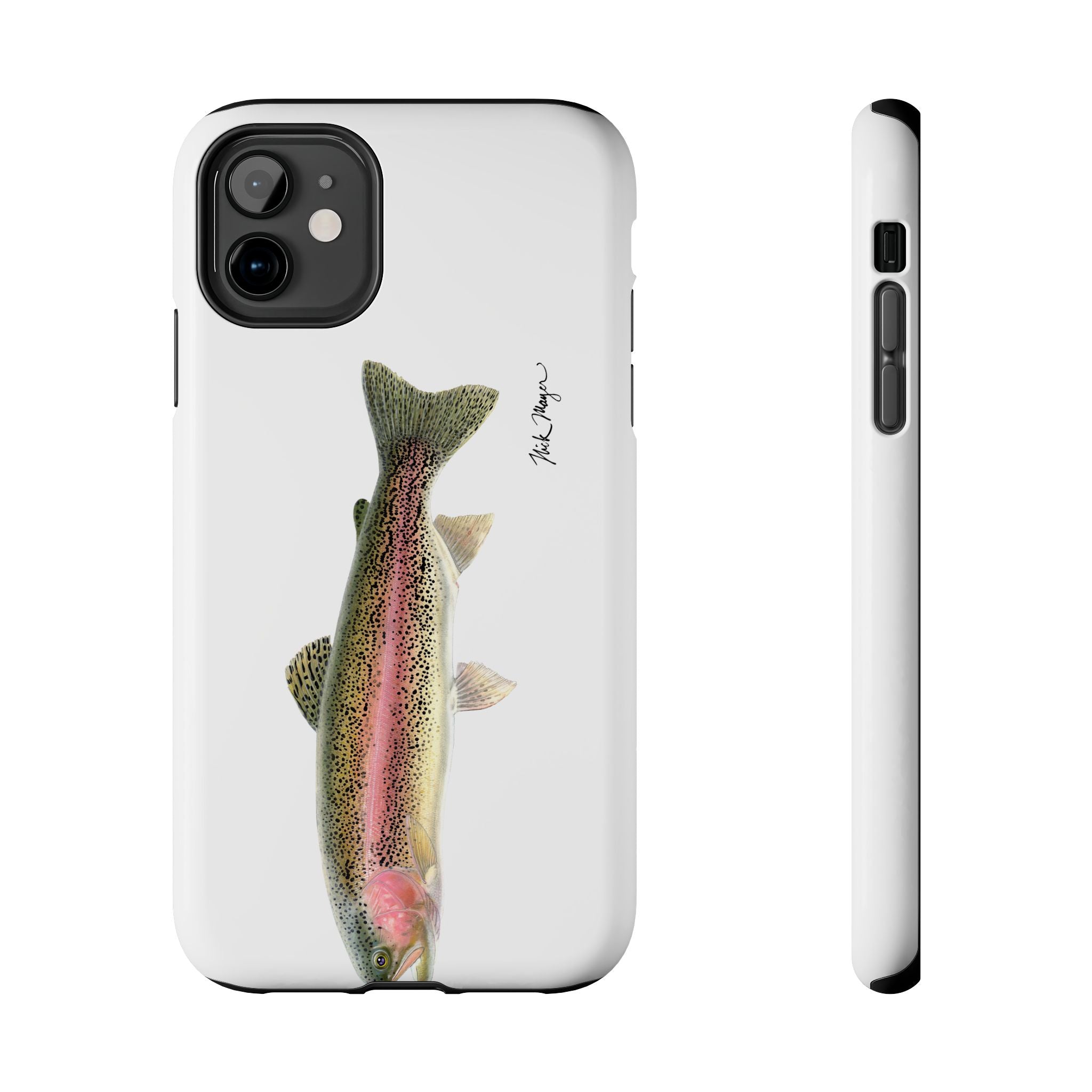 Rainbow Trout White Phone Case (iPhone)
