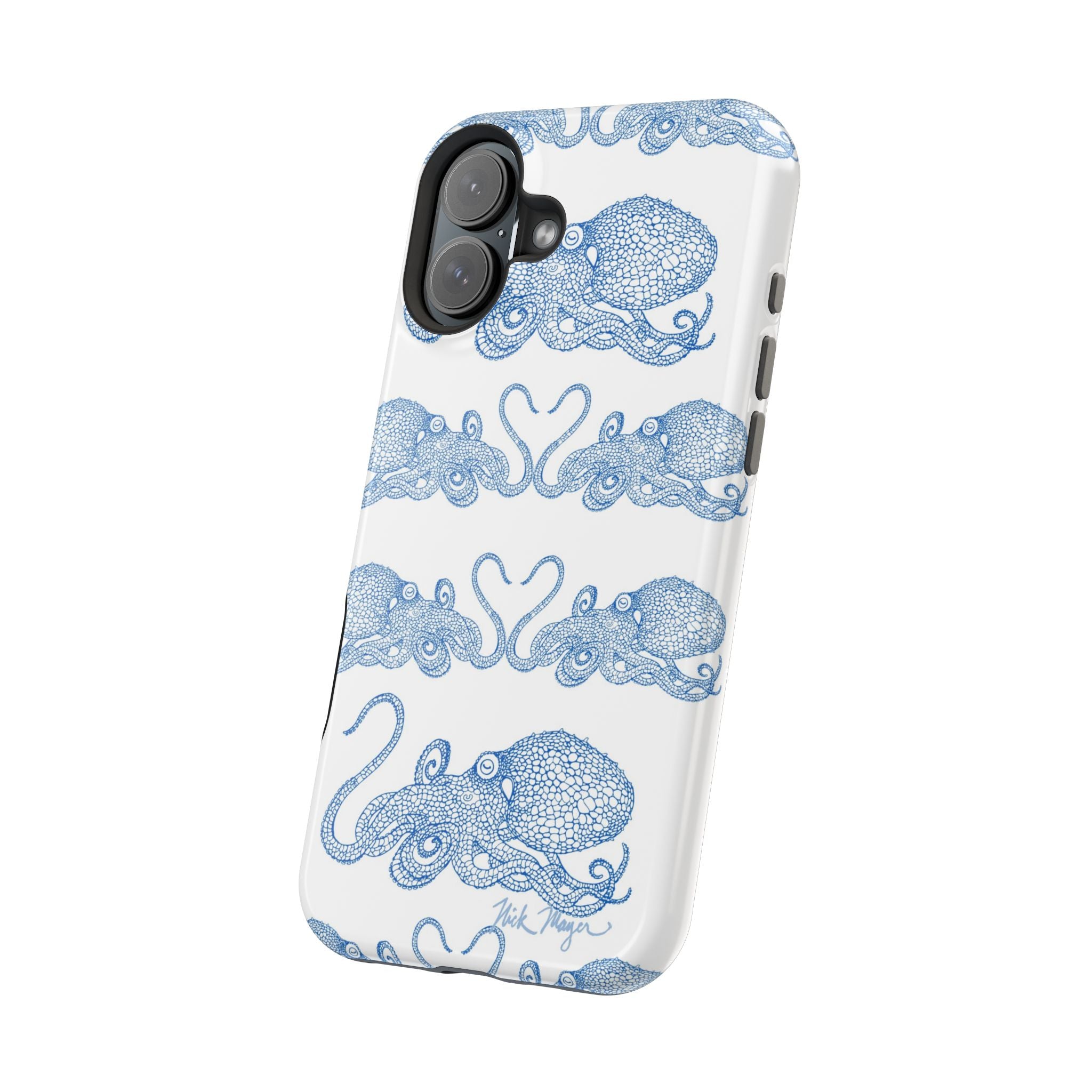 Blue Octopus 1 MagSafe iPhone Case