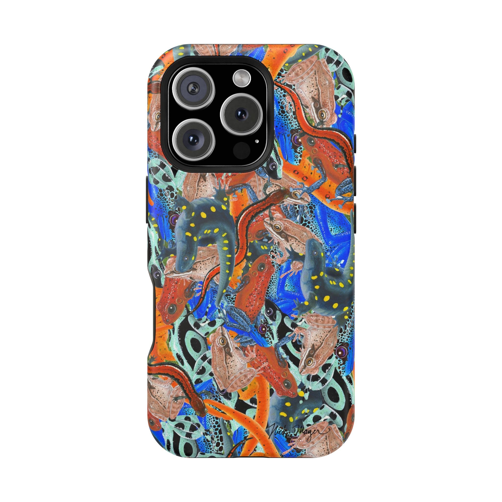 Frogs and Salamanders MagSafe iPhone Case
