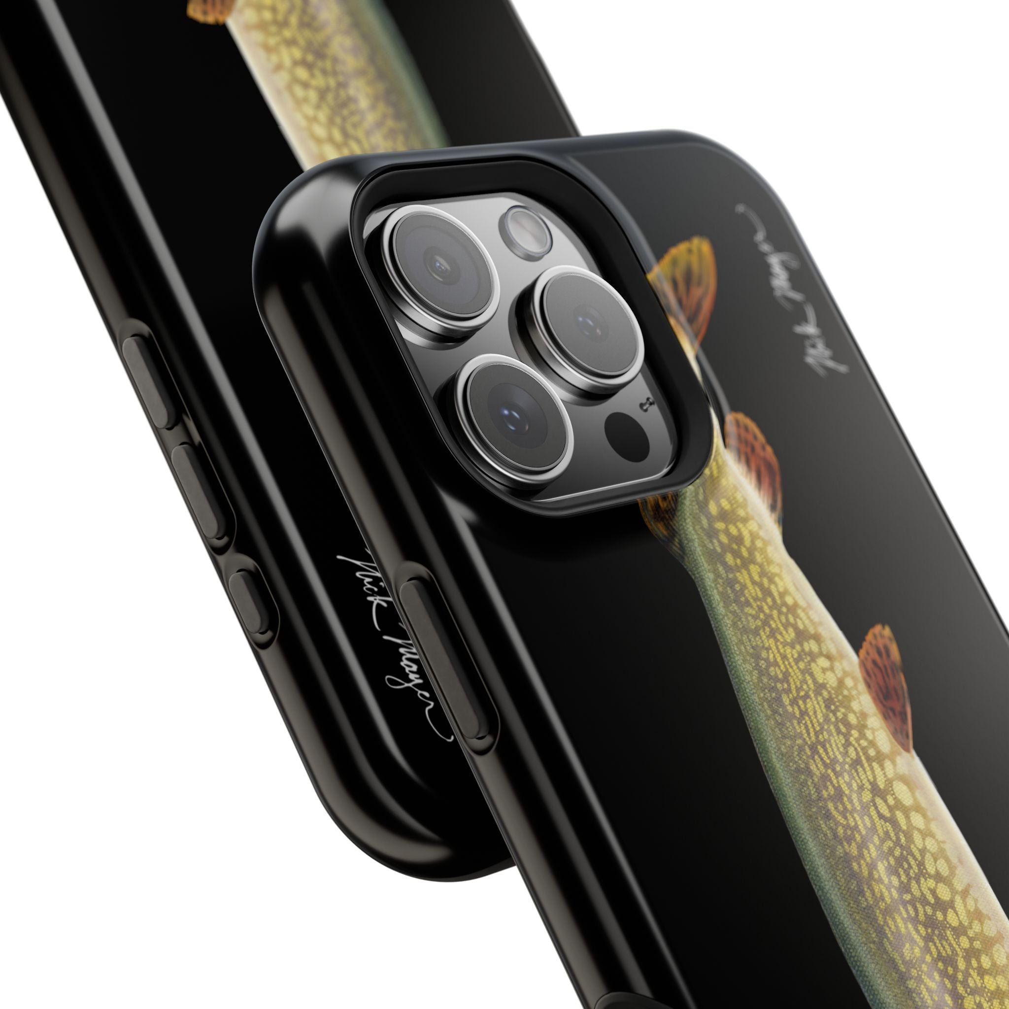 Northern Pike MagSafe Black iPhone Case Printify