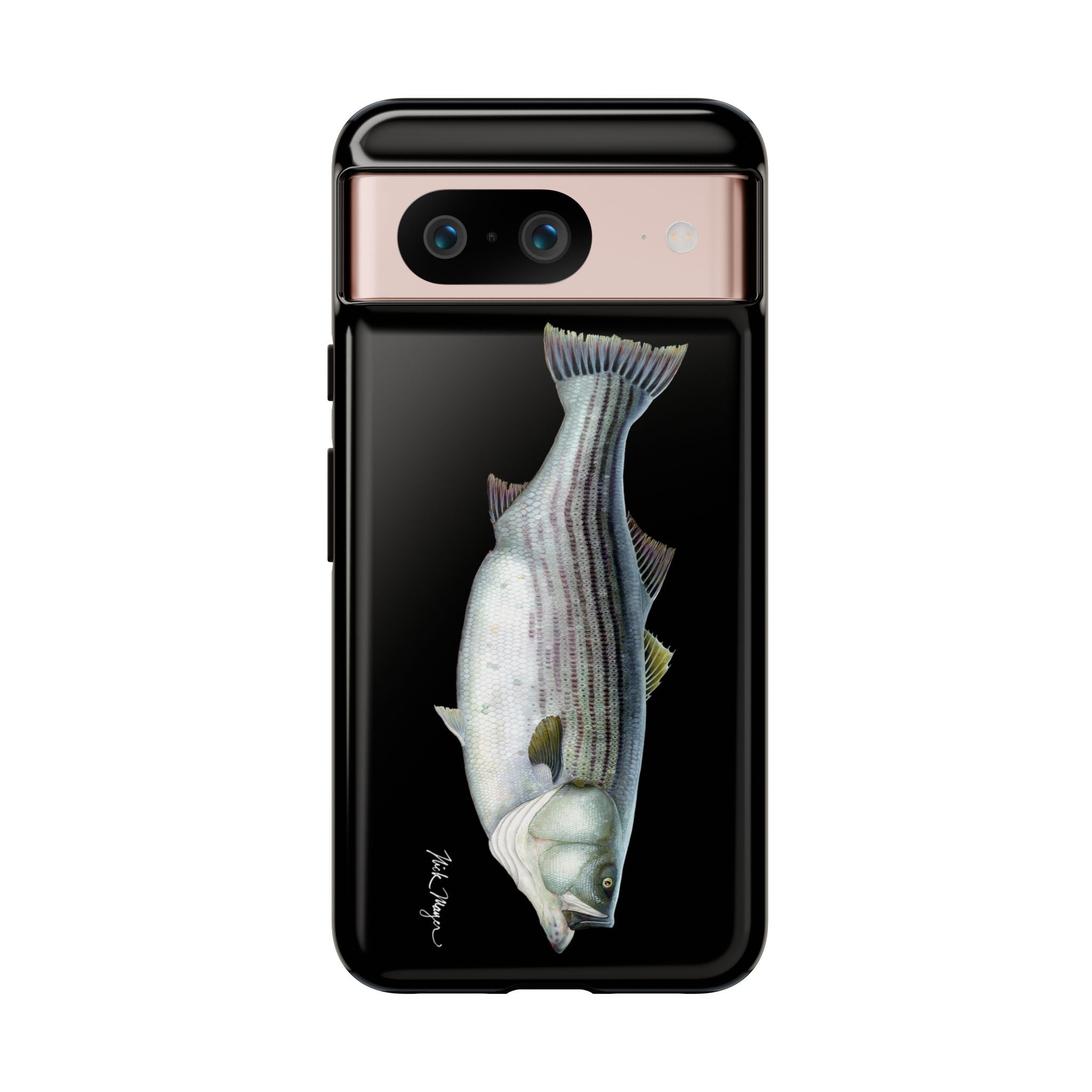 Cow Striper Phone Case (Samsung) - black