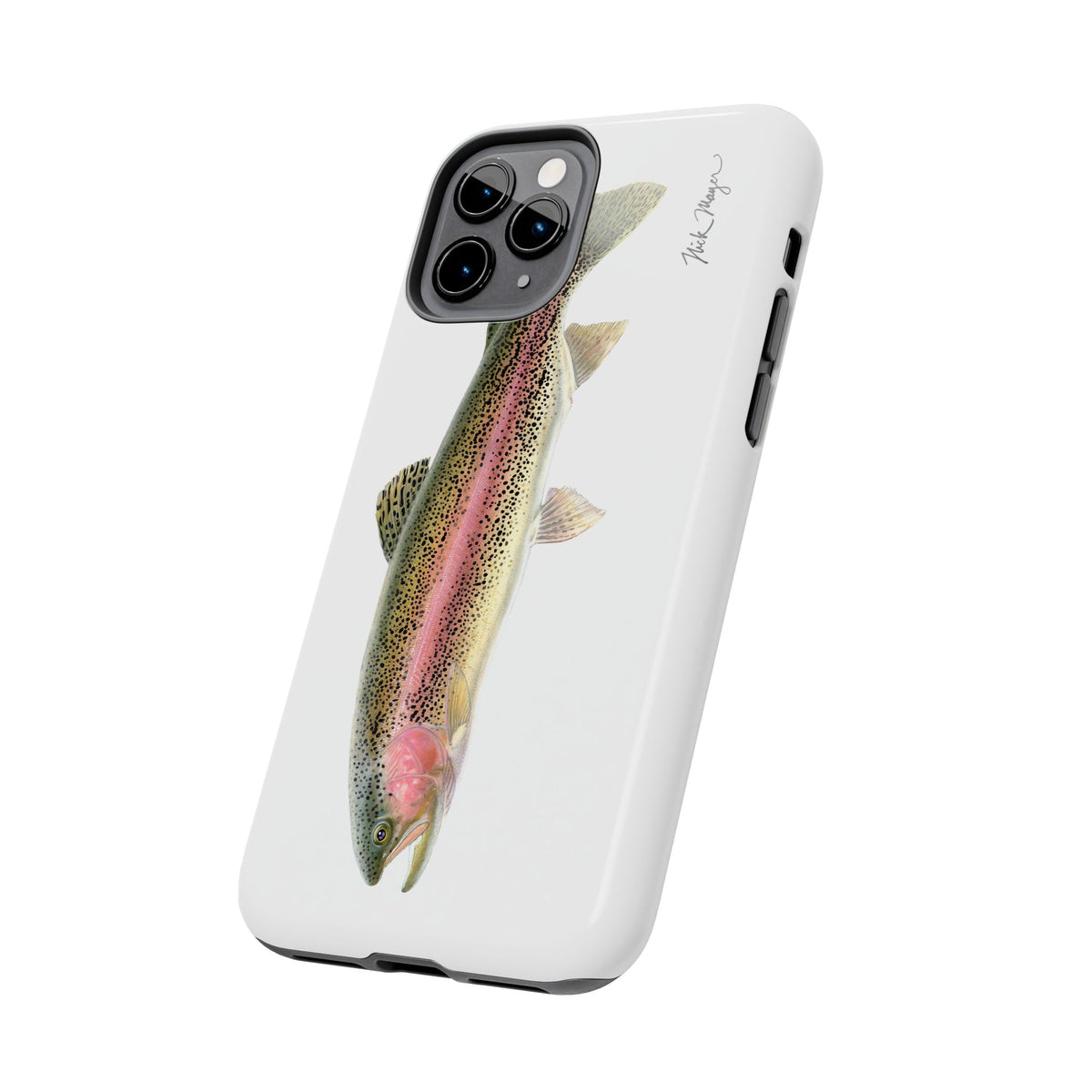 Rainbow Trout White Phone Case (iPhone) Printify