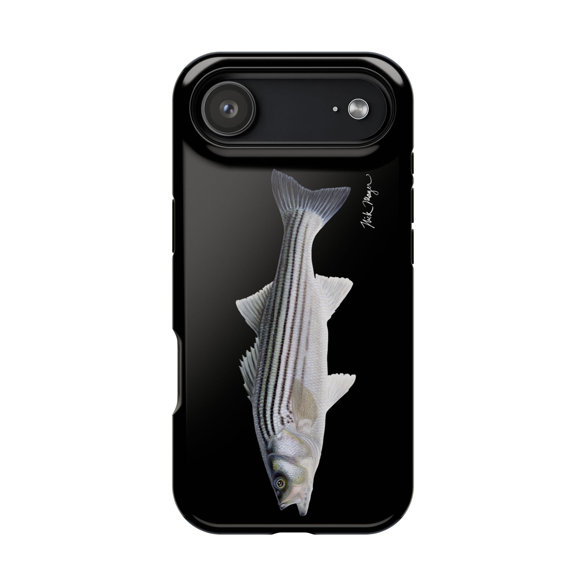 Schoolie Striper MagSafe Black iPhone Case