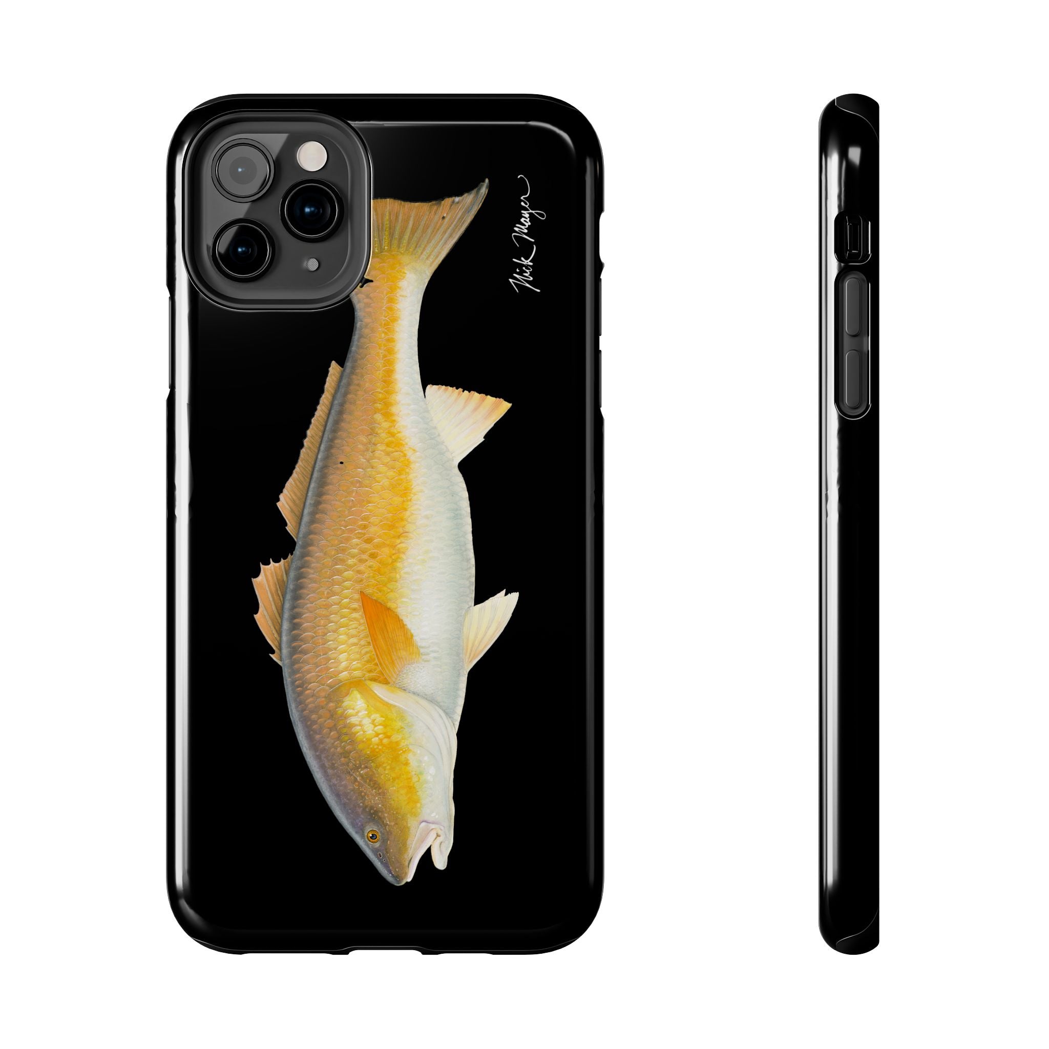 Bull Redfish Black Phone Case (iPhone)