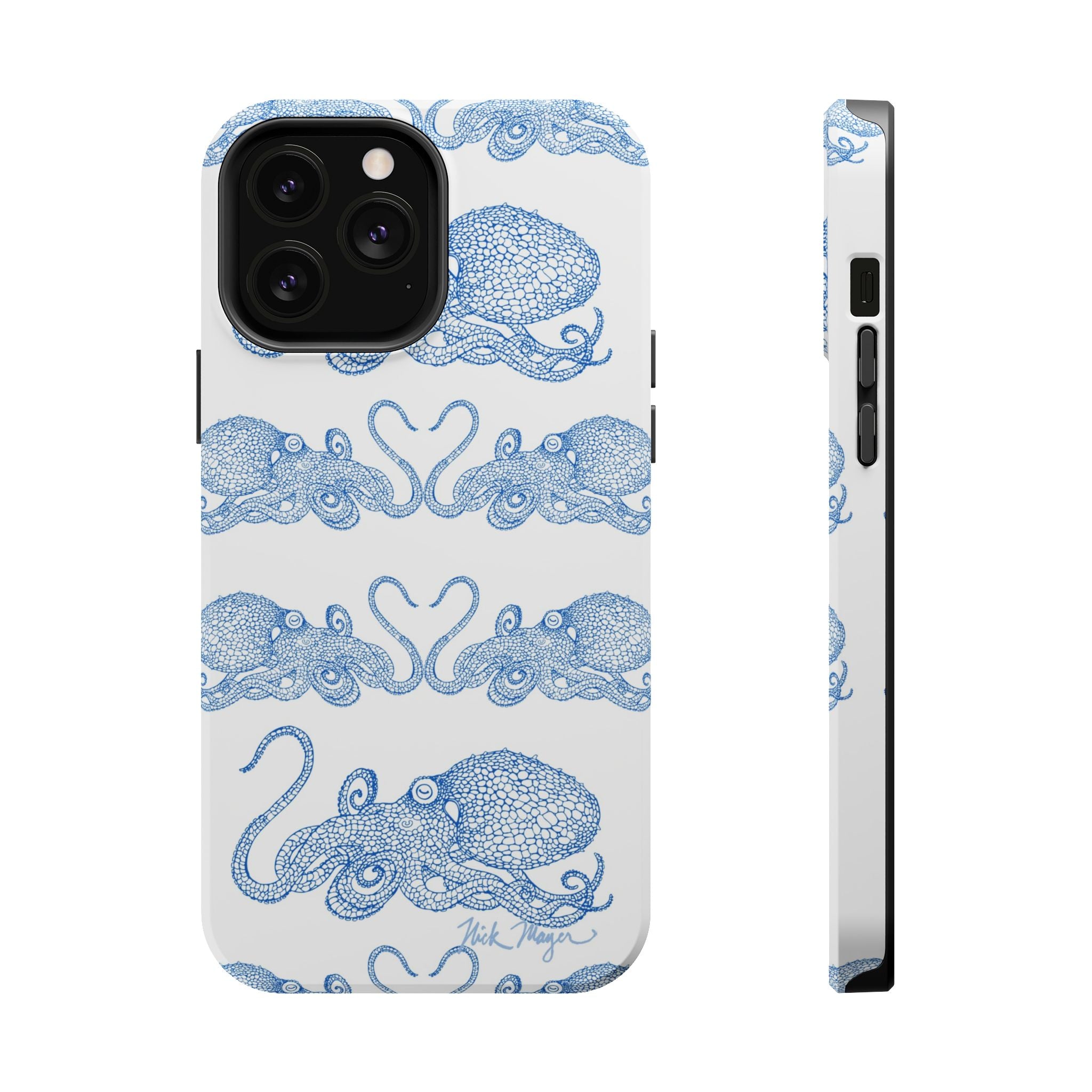 Blue Octopus 1 MagSafe iPhone Case